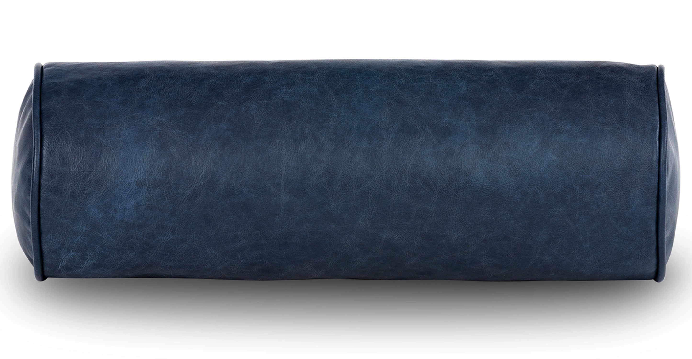 Premium Napa Leather Bolster Pillow Set - Luxury Sofa Cushions for Living Room, Bedroom & Office Decor (Set of 2) - Perfect for Home Styling, Reading Nook & Relaxation