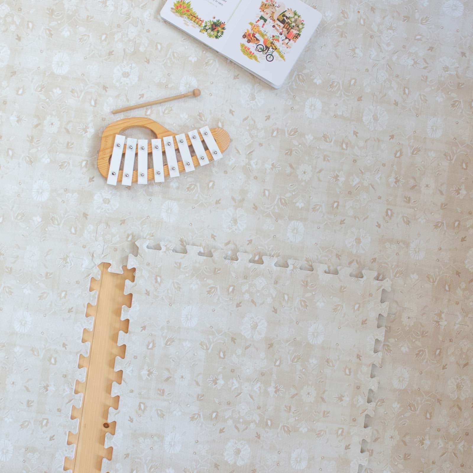 Little Nomad Play Mat | Gemma - Non-Toxic Baby Play Mat for Crawling & Tummy Time | Soft & Safe Floor Mat for Nursery, Living Room & Daycare