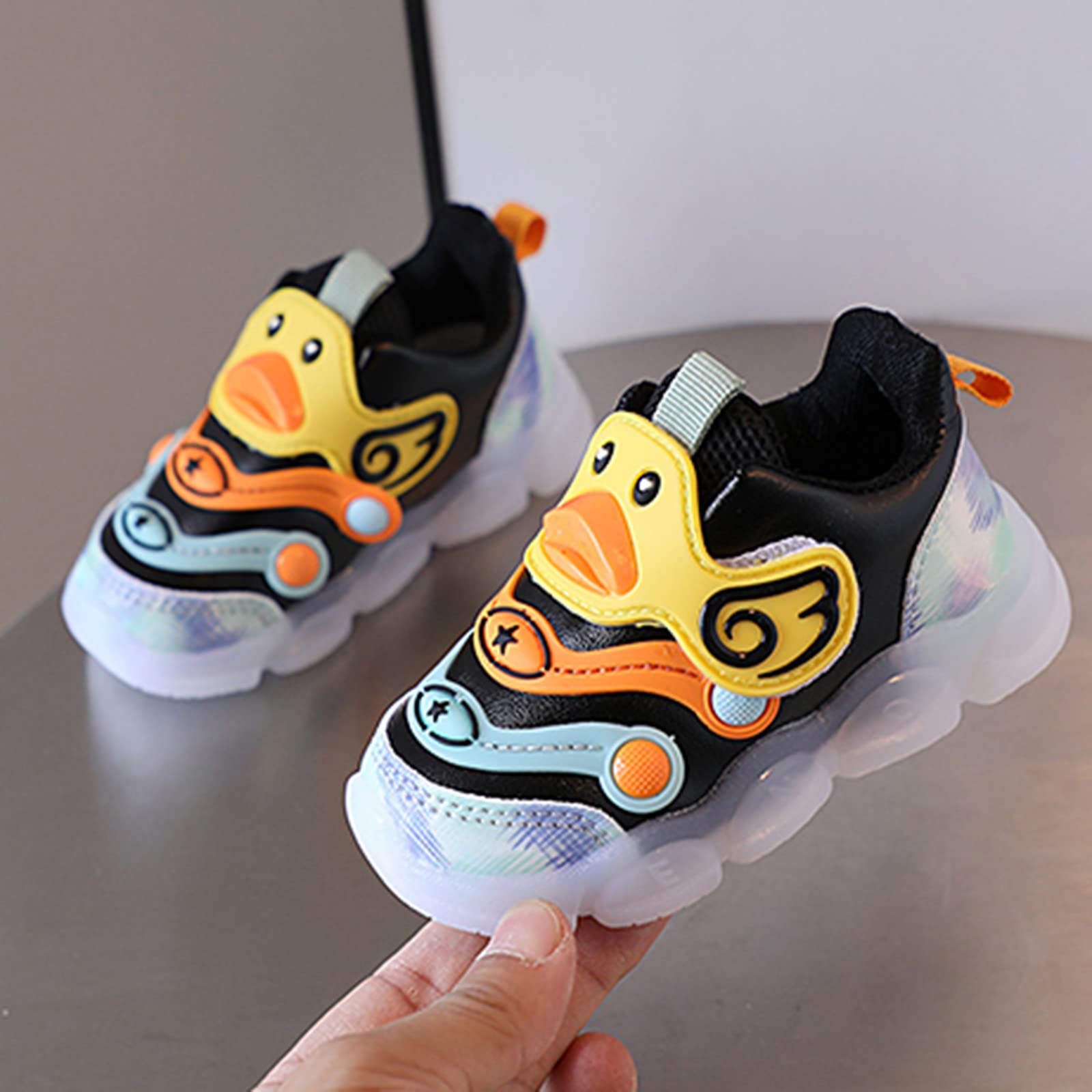 Eoailr Kids' Sneakers - Non-Slip Lightweight Sports Shoes for Girls & Boys | White Children's Athletic Shoes for Running, Playground & School Activities