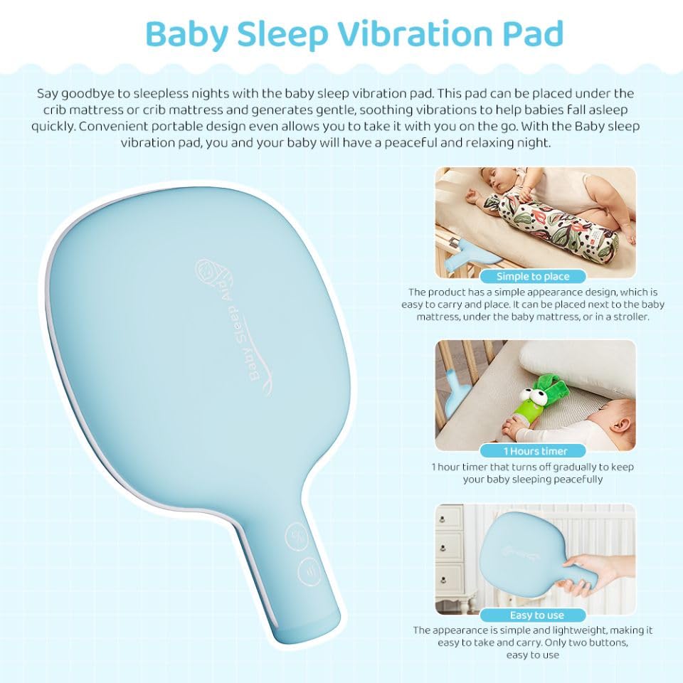 Baby Sleep Soother White Noise Sound Machine - Portable Night Light & Lullaby Player for Nursery, Bedtime & Travel