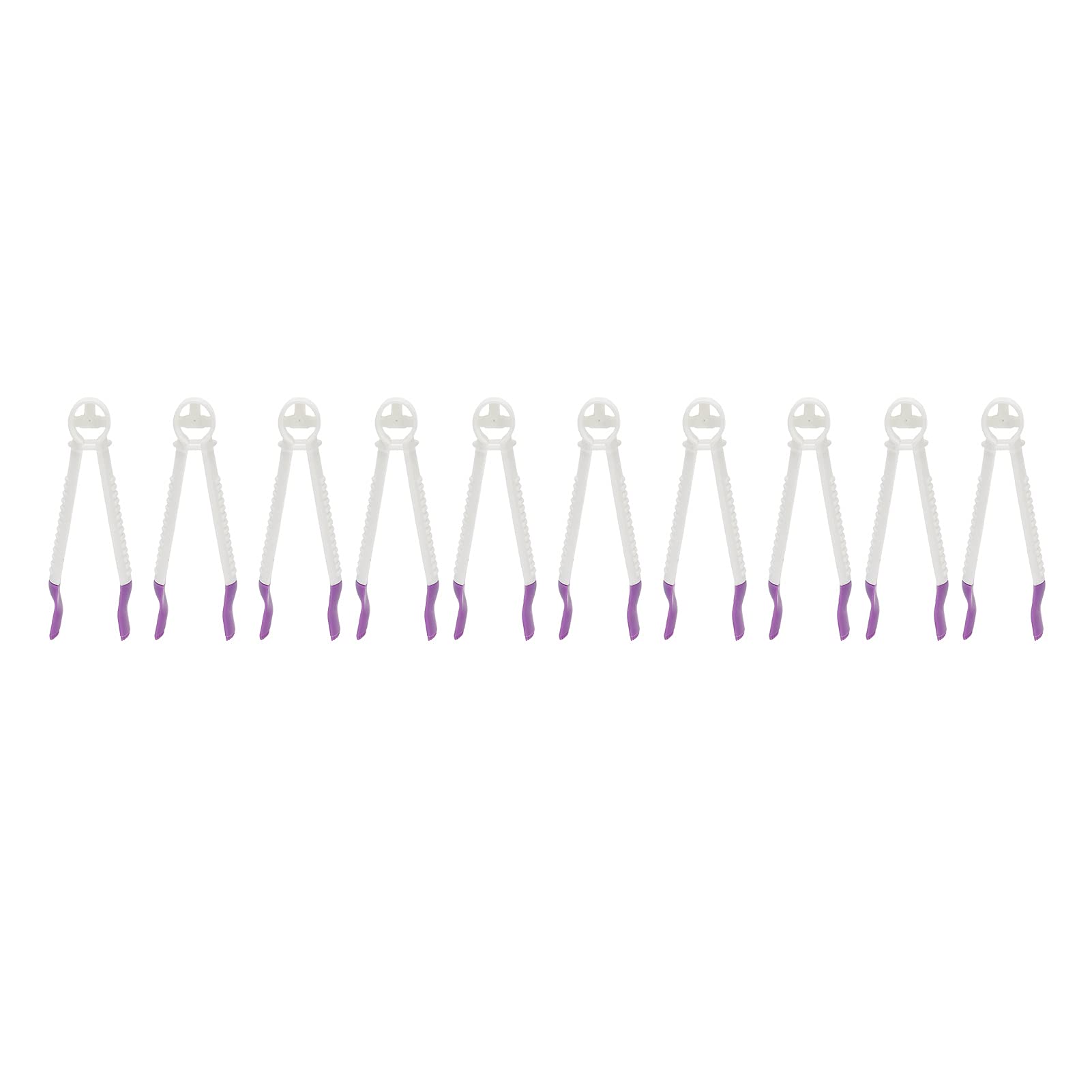 10Pcs Cake Lace Tweezers for Cake Decorating - Stainless Steel Cake Lace Clips for Baking, Cake Shop & Pastry Making - Perfect for Fondant, Sugar Flowers & Edible Lace Designs