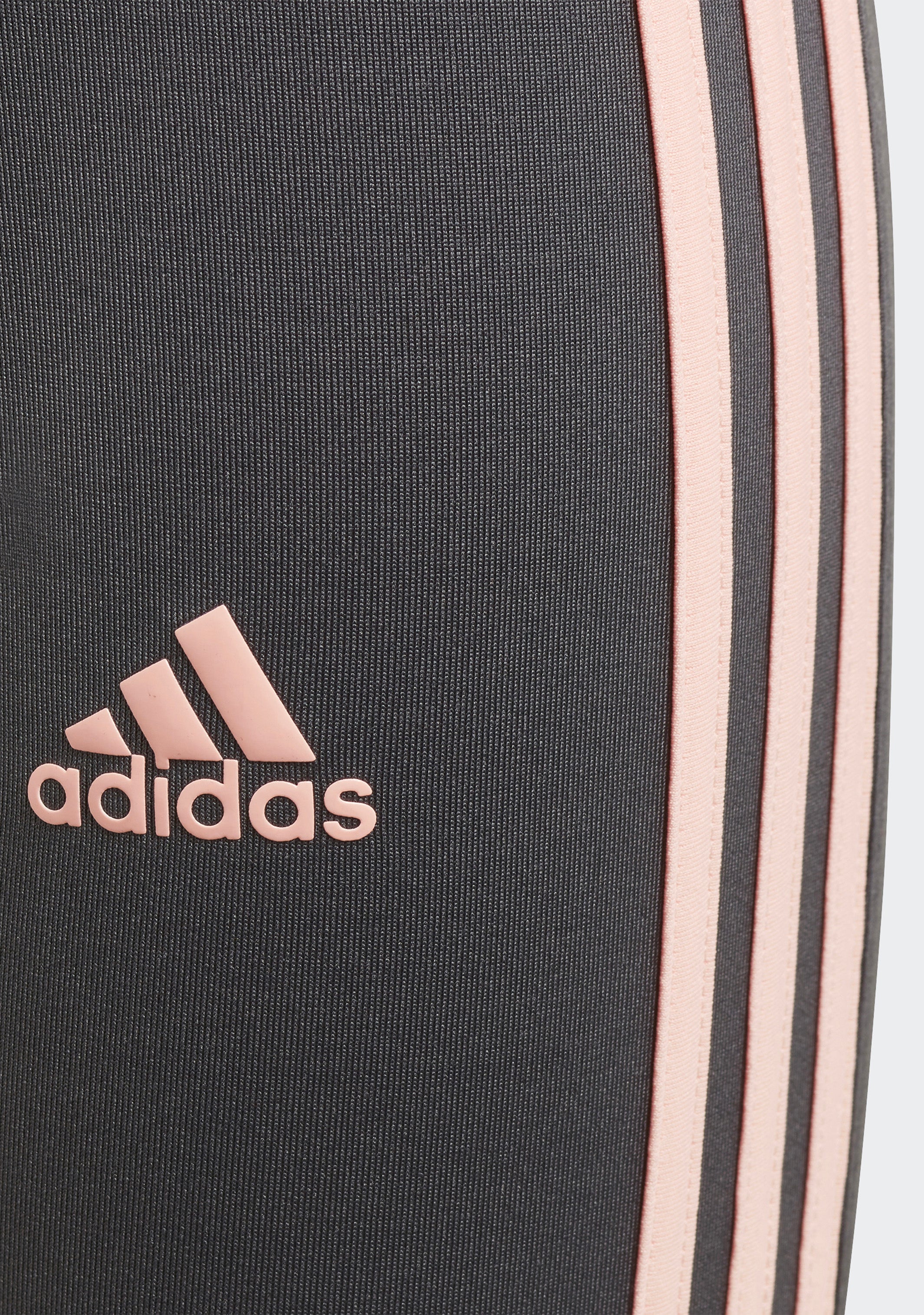 Adidas Girls' 3 Stripes Training Leggings - High-Performance Workout Pants for Yoga, Gym & Running | Moisture-Wicking & Comfortable Athletic Wear