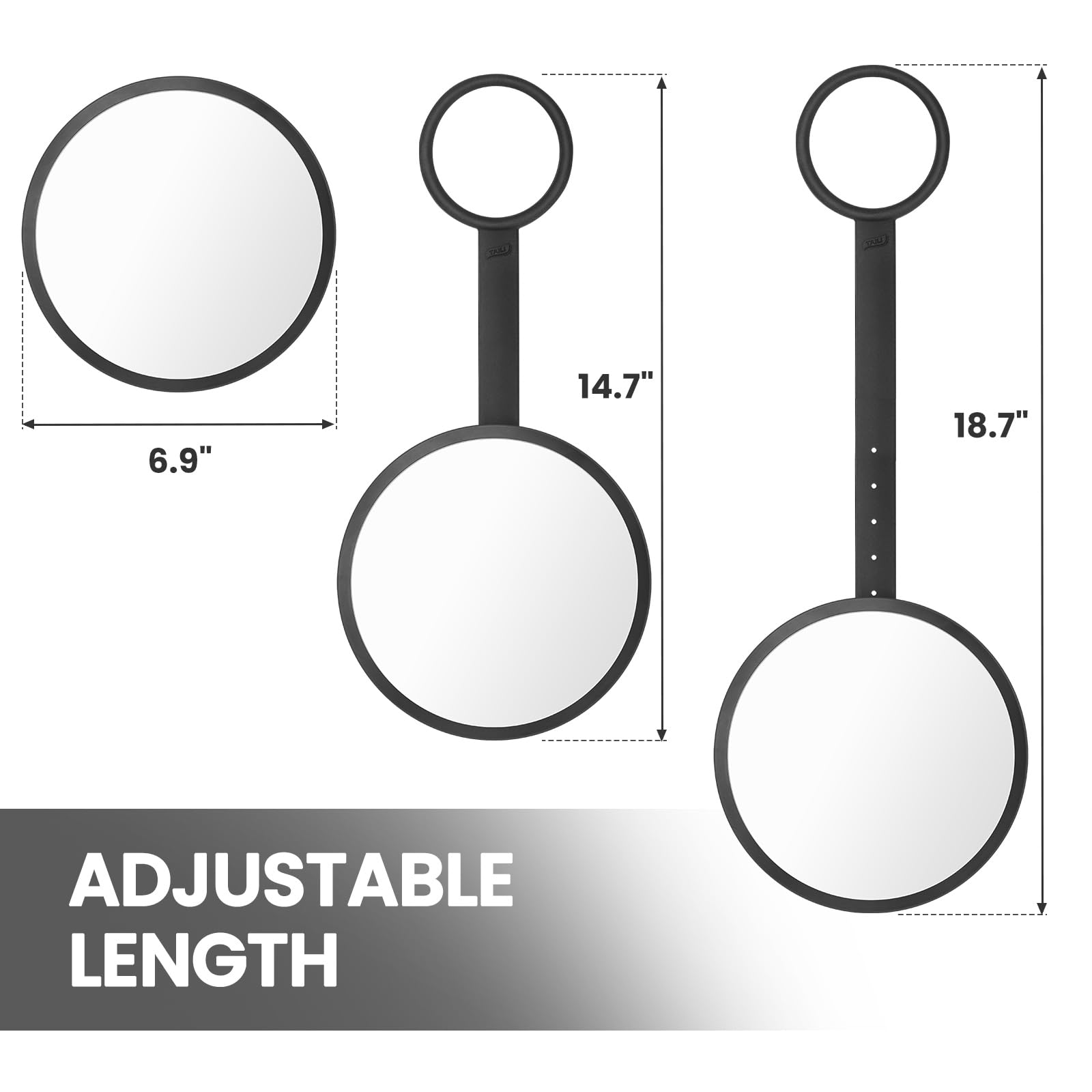 Fogless Shower Mirror for Shaving - Travel & Bathroom Accessories for Men & Women