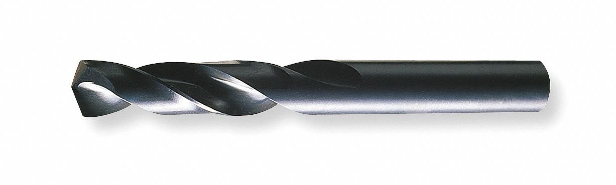 High-Speed Steel Black Oxide Screw Machine Drill Bit - 1/8 Inch Precision Drill Bit for Metal, Wood & Plastic - Perfect for DIY Projects, Home Repairs & Professional Machining