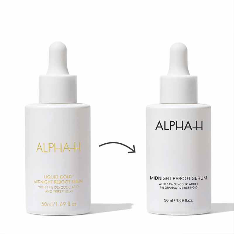 Alpha H Midnight Reboot Serum - Overnight Skin Renewal Treatment for Glowing Complexion | Perfect for Nighttime Skincare Routine & Anti-Aging Regimen
