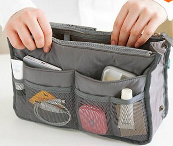KTM Healthcare® 12-Color Makeup Organizer Bag for Women & Men - Multi-Functional Cosmetic Storage & Travel Handbag - Perfect for Daily Use, Travel, and On-the-Go Makeup Organization