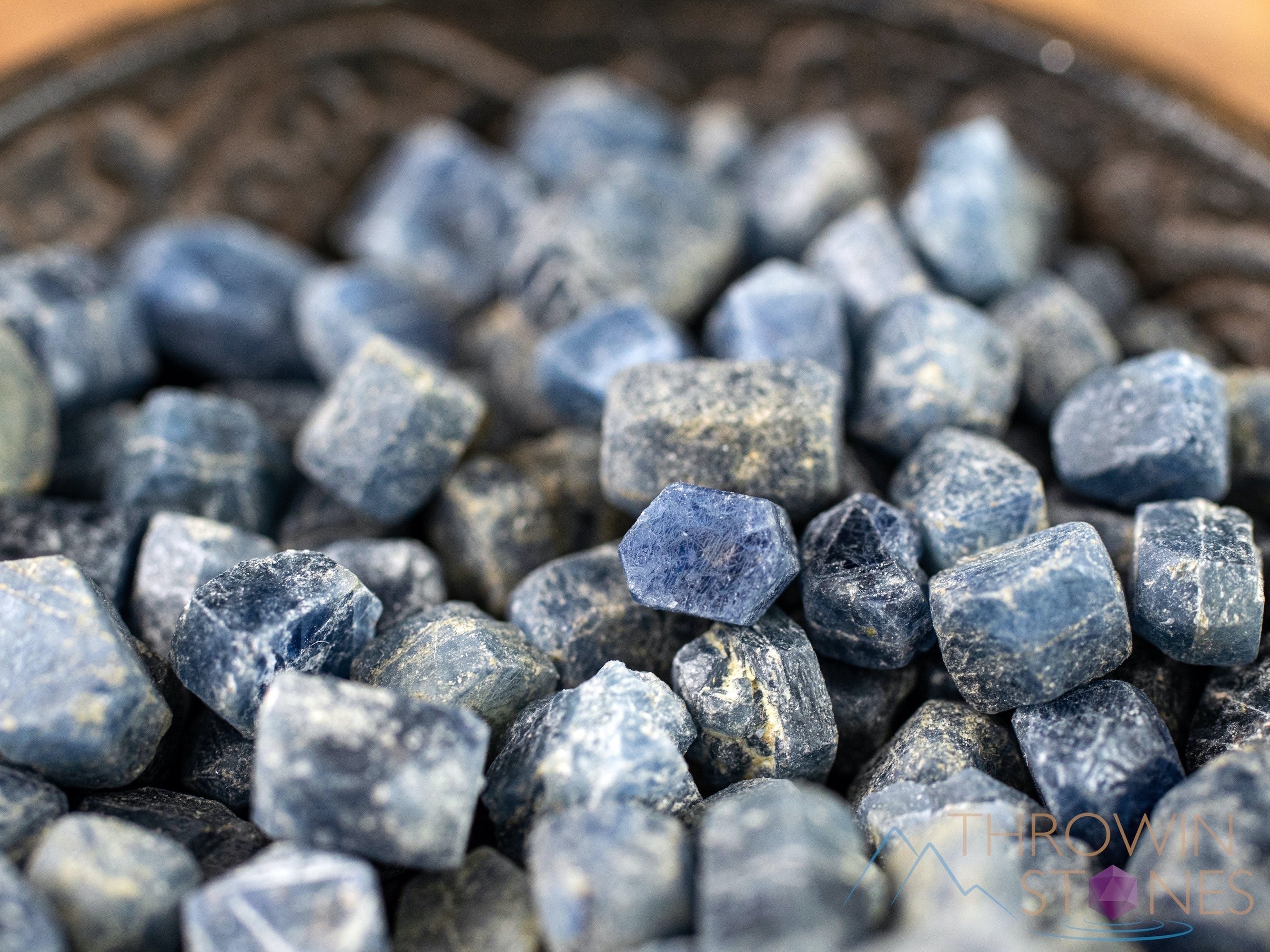 Natural Raw Blue Sapphire Crystal Chips - Small Gemstone Pieces for Jewelry Making, Birthstone Collection, Mineral Specimens (E1519) | Perfect for DIY Crafts, Healing Crystals & Mineral Displays