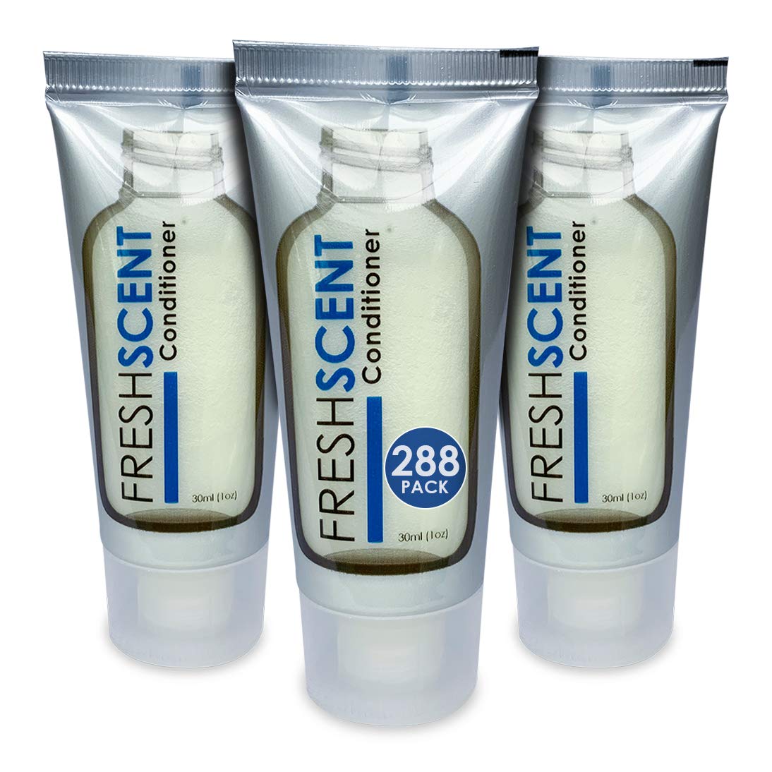 Freshscent Conditioner 1oz (288 Pack) - Travel Size Bulk Toiletries for Hotels, Hospitality & Amenities | Perfect for Hotels, Spas, Gyms & Travel Essentials