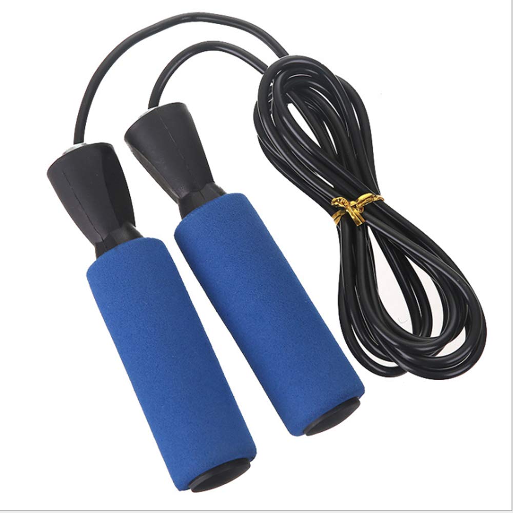 Premium Adjustable Speed Jump Rope with Smooth Ball Bearings - Tangle-Free Fitness Skipping Rope for Men & Women - Ideal for Boxing, CrossFit, Gym Workouts, HIIT Training & Home Exercise - Blue