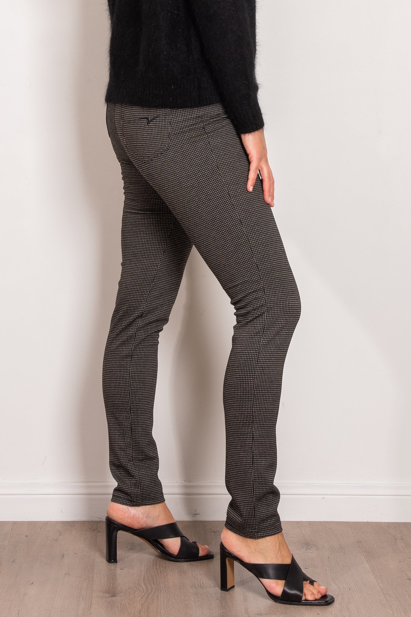 Vassalli Slim Leg Pants for Women - High Waist Stretch Skinny Jeans - Comfortable & Stylish for Work, Casual & Night Out