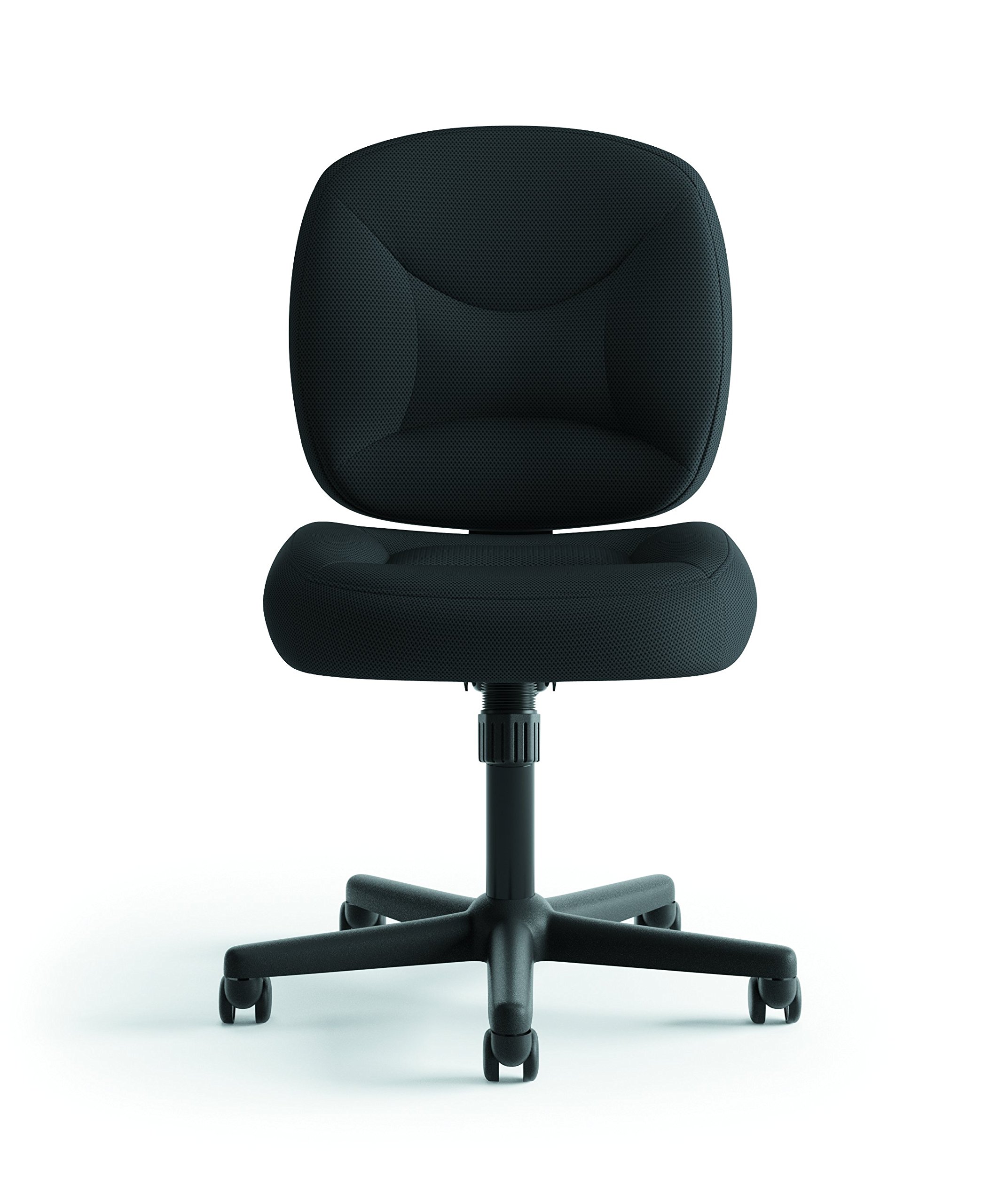 HON ValuTask Mesh Office Chair - Black Ergonomic Desk Chair for Work & Gaming