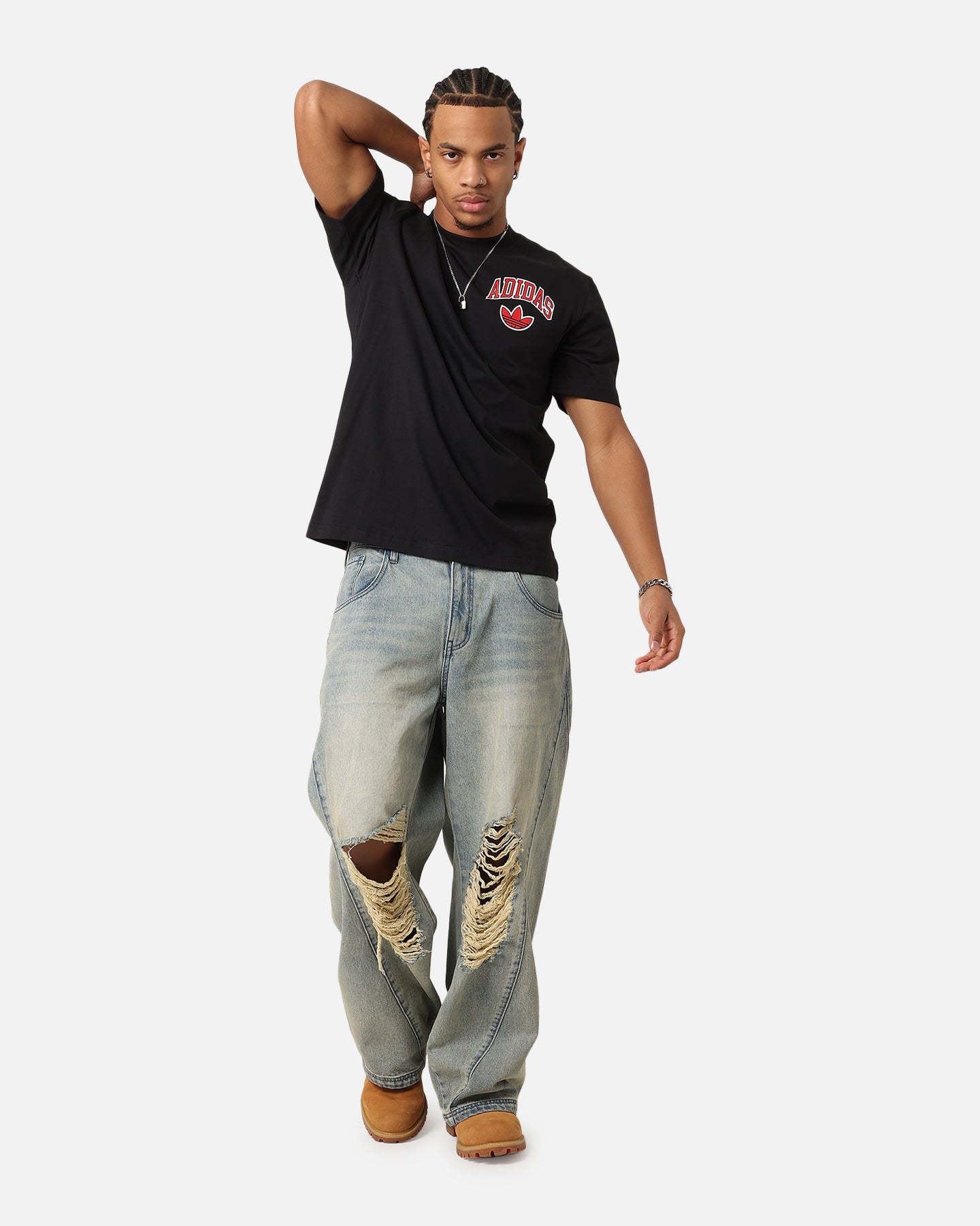Adidas VRCT 2 T-Shirt for Men - Black Cotton Short Sleeve Tee - Casual Wear & Gym Workout Shirt
