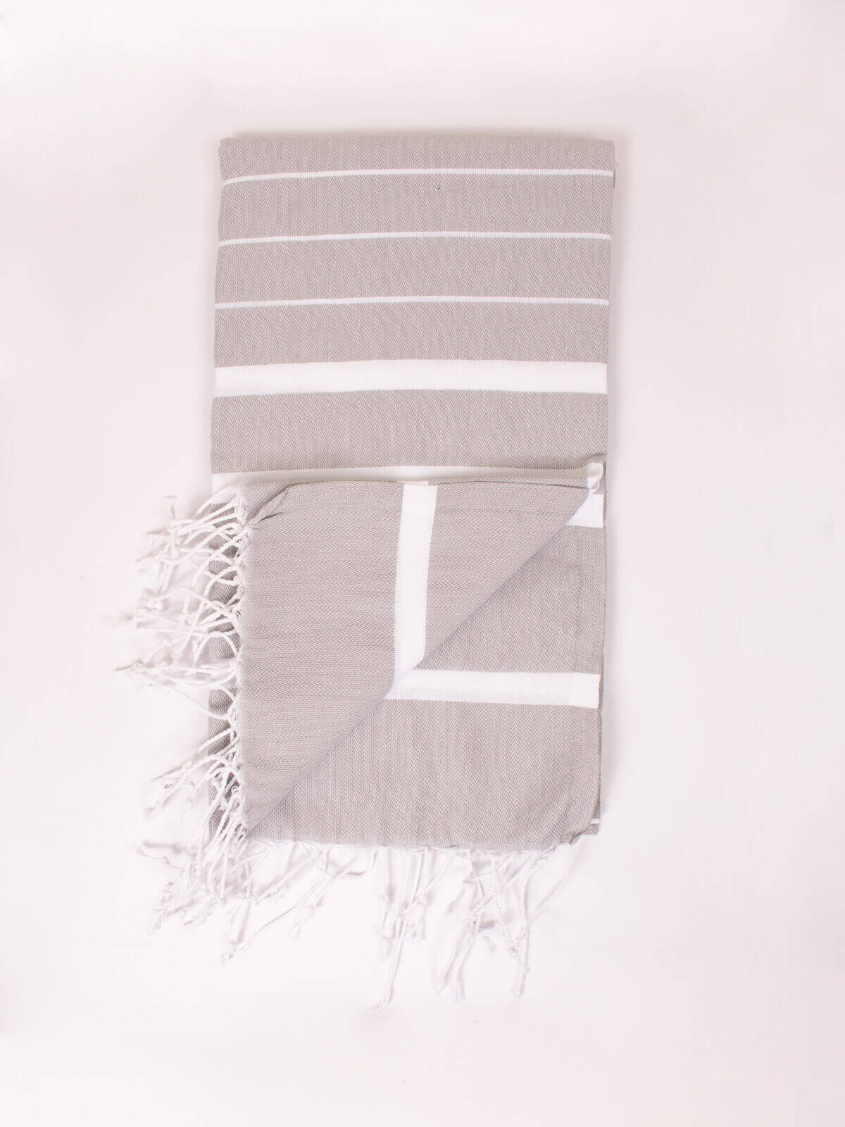 Premium Ibiza Summer Hammam Towel - Soft & Absorbent Pearl Grey Beach Towel for Pool, Spa, Yoga & Travel | Lightweight & Quick-Drying