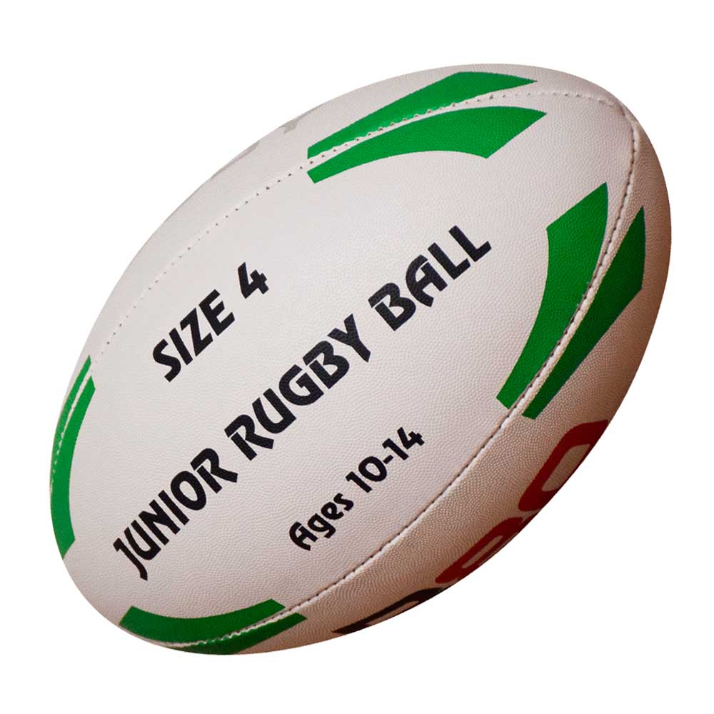 R80 Junior Rugby Balls - Size 4 Youth Rugby Ball for Kids Training & Match | Durable Rubber Rugby Ball for School Sports, Team Practice & Backyard Games