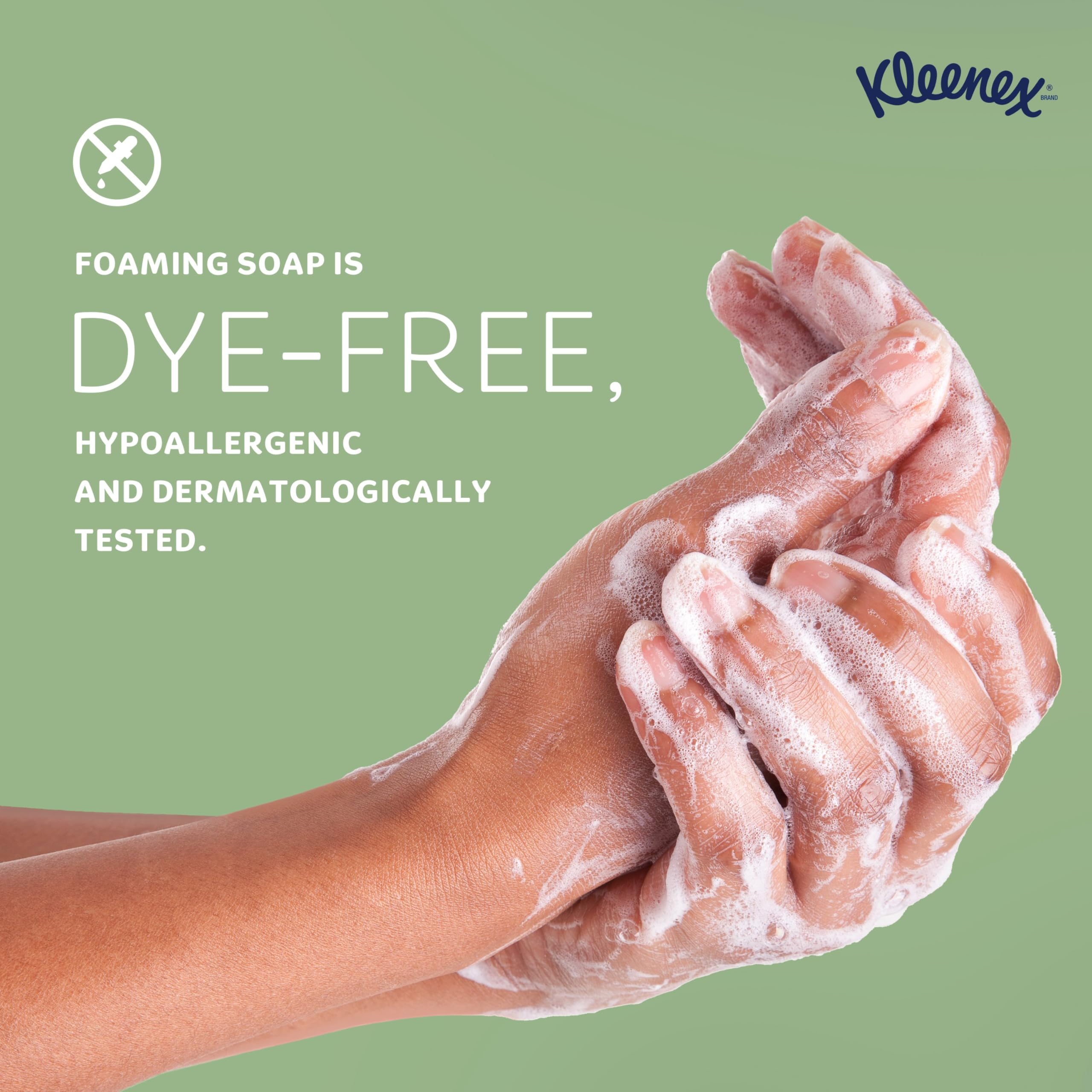 Kleenex Professional Botanics Luxury Foam Skin Cleanser (52788) - 1.2L Foaming Hand Soap Refill for Kimberly-Clark ICON & Scott Dispensers - Clear Formula with Fresh Scent - 4 Pack - Perfect for Offices, Restaurants & Public Restrooms