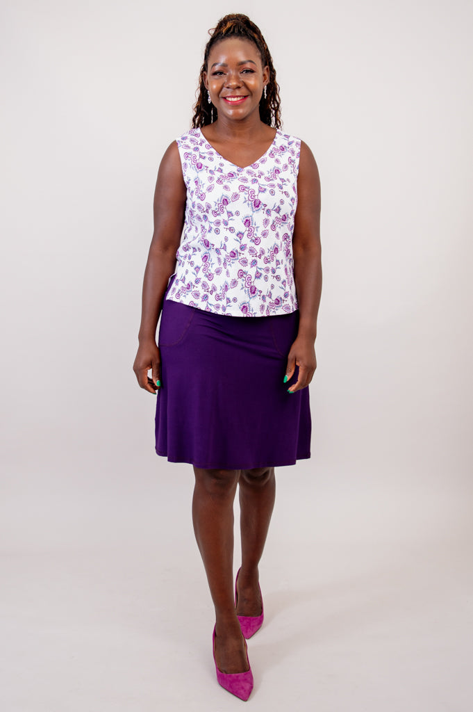 Havana Tank Top - Soft Linen & Bamboo Blend - Women's Casual Summer Tops - Perfect for Beach Vacations & Weekend Outings