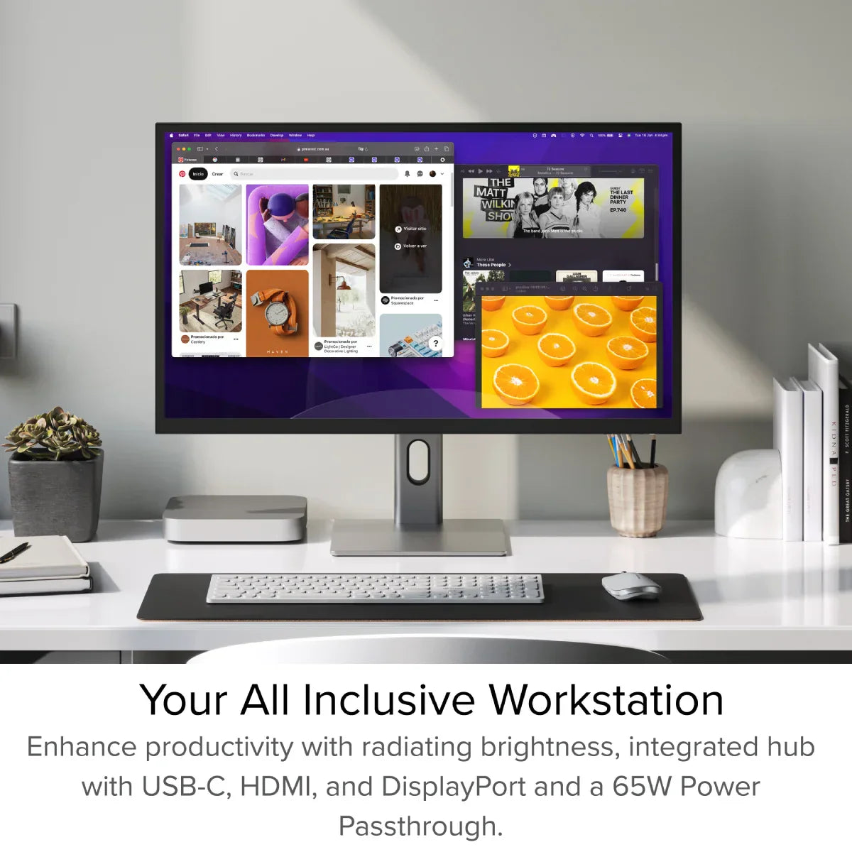 Clarity Max 32 Inch UHD 4K Computer Monitor with USB-C Power Delivery - Dual Pack for Home Office & Gaming Setup | Ultra HD Display for Professionals, Designers & Gamers