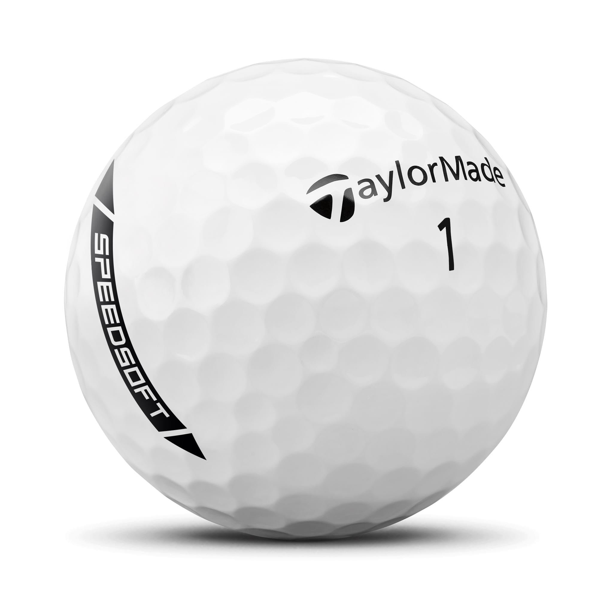TaylorMade Speed Soft Ink Golf Balls - Premium High Performance Golf Balls for Distance & Control - Perfect for Practice, Tournaments & Casual Play