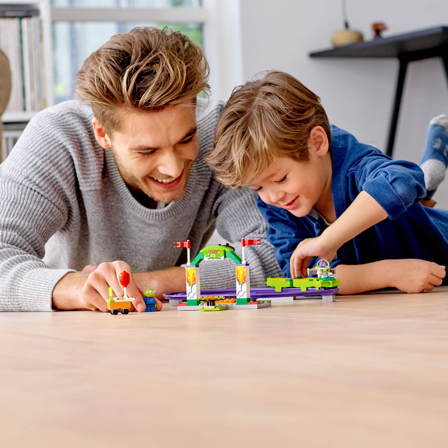 LEGO 4+ Toy Story 4 Happy Fairground Train Building Toy Set with Buzz Lightyear Minifigure - Disney Pixar Construction Kit for Kids Ages 4 and Up - Perfect for Creative Play, Birthday Gifts & Toy Story Fans