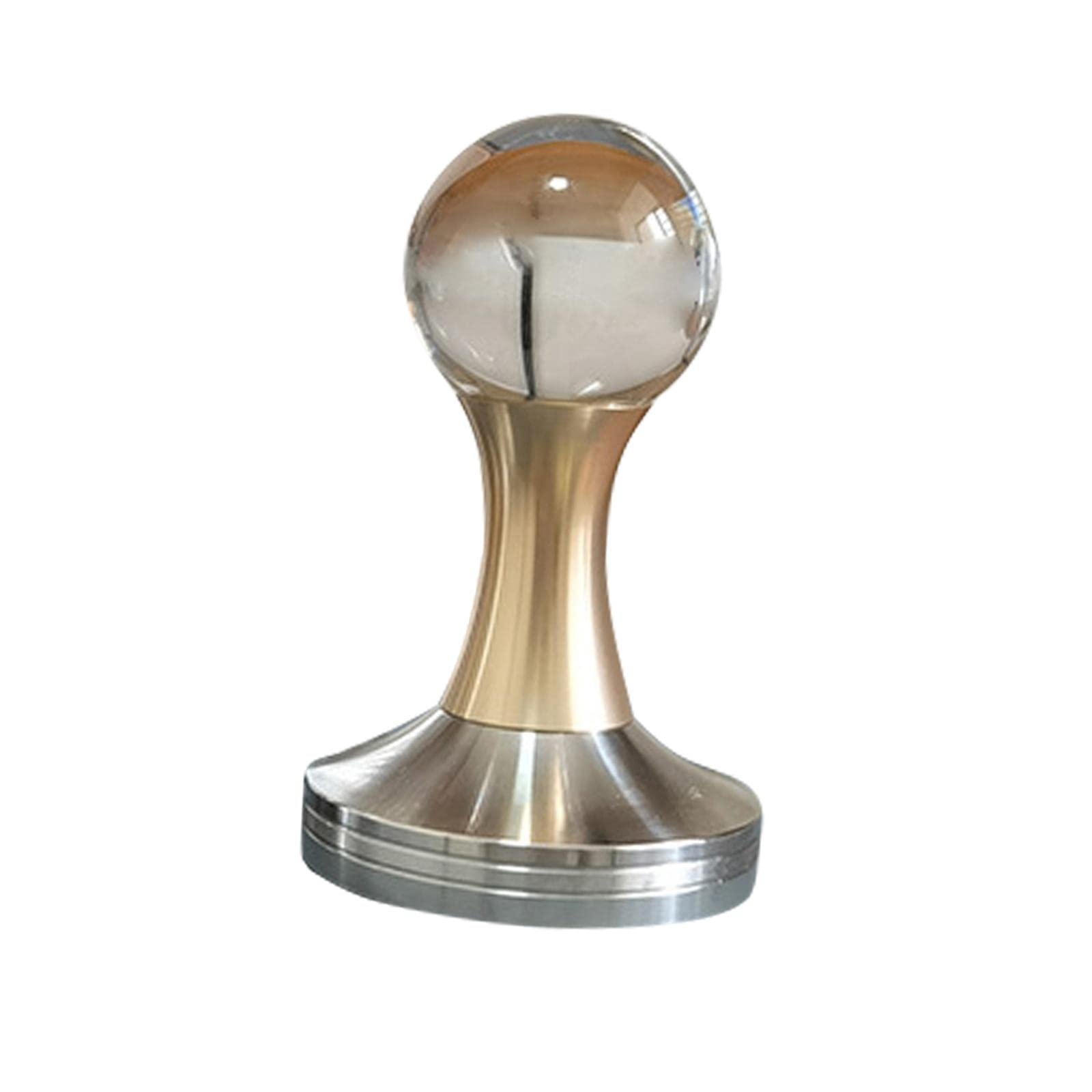 Professional 51mm Golden Espresso Tamper - Barista Coffee Grind Distribution Tool for Home & Commercial Use - Perfect for Espresso Machines, Coffee Shops, Restaurants & Gifts
