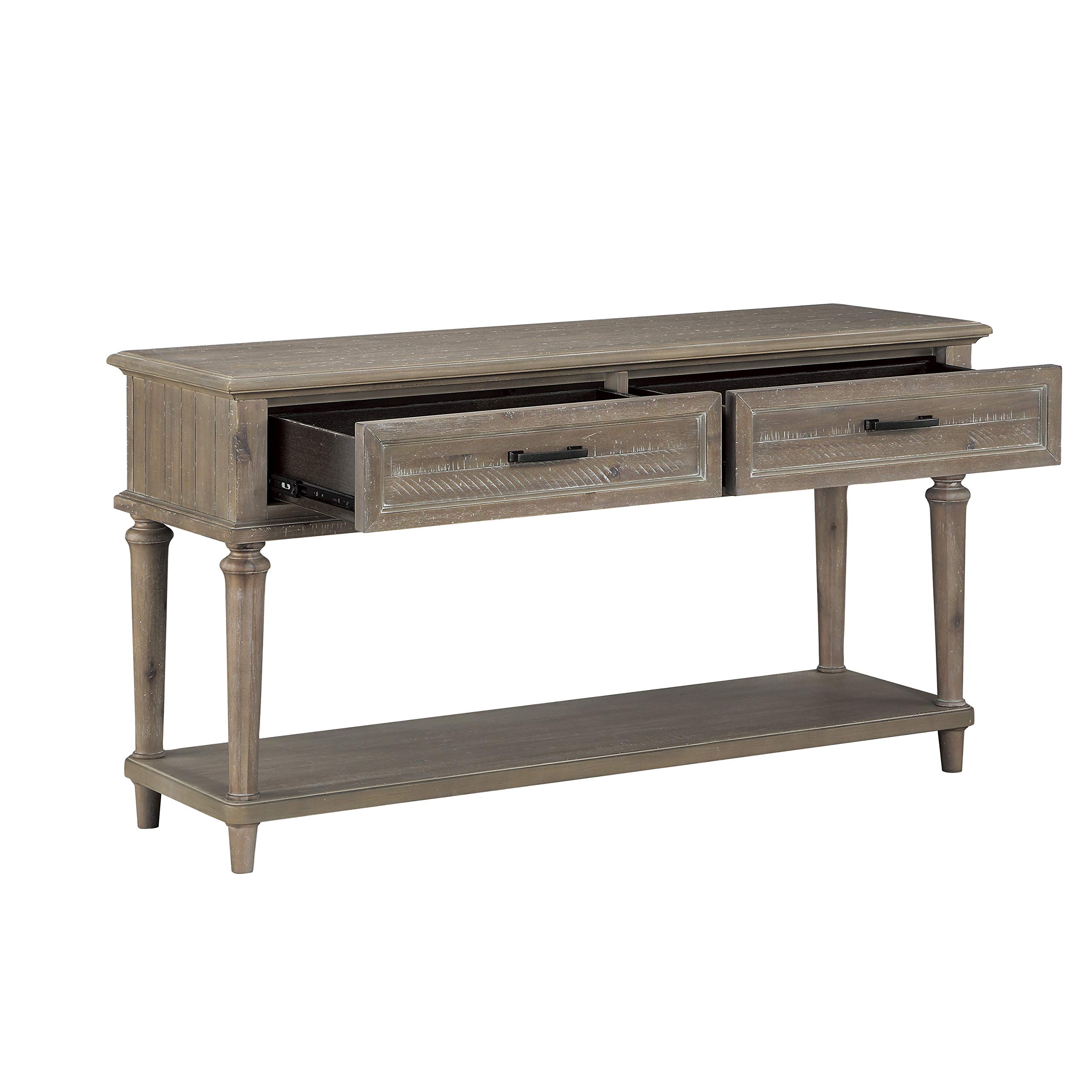 Homelegance 54 Inch Sofa Table - Light Brown Console Table with 17 Inch Depth - Perfect for Living Room, Entryway & Behind Couch Decor