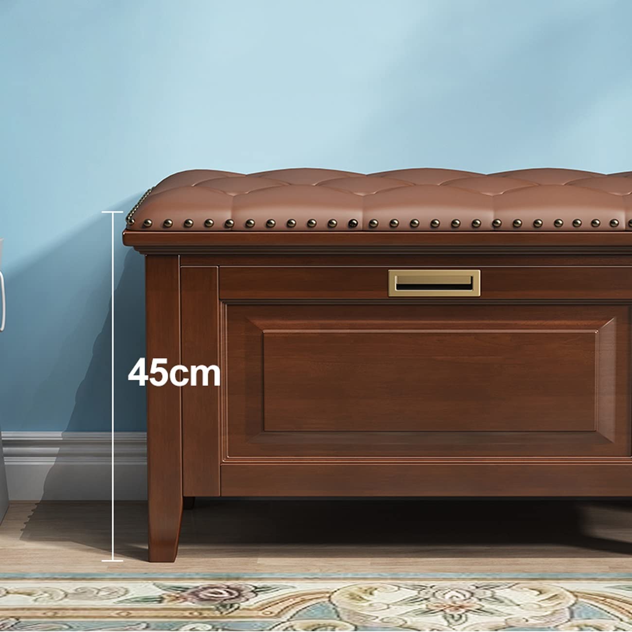 AVLUZ White Shoe Bench with Flip-Drawer & Padded Seat Cushion - Hallway Storage Cabinet, Tipping Bucket Hidden Shoe Organizer - Perfect for Entryway, Mudroom, Bedroom & Closet Organization
