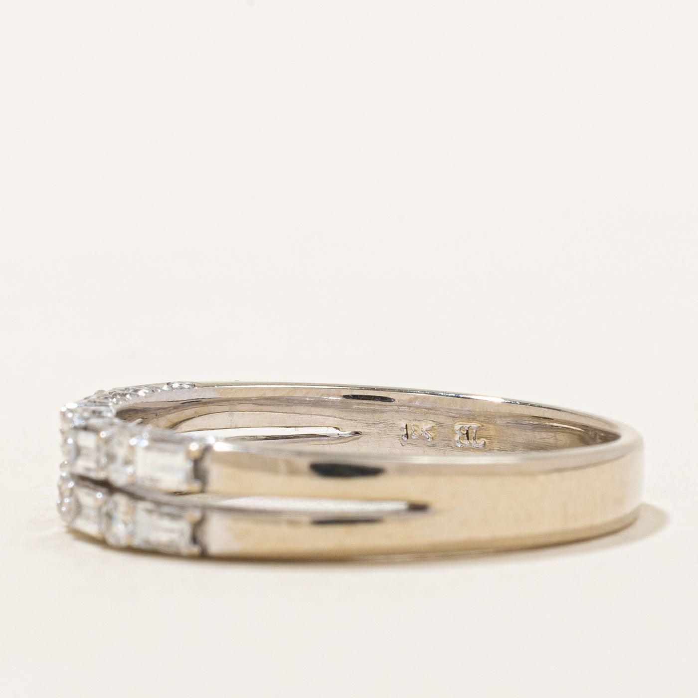 Double Row Multi Cut Diamond Wedding Band Ring | 0.54 Carat Total Weight | Size 7.25 | Perfect for Engagement, Anniversary & Bridal Jewelry Gifts