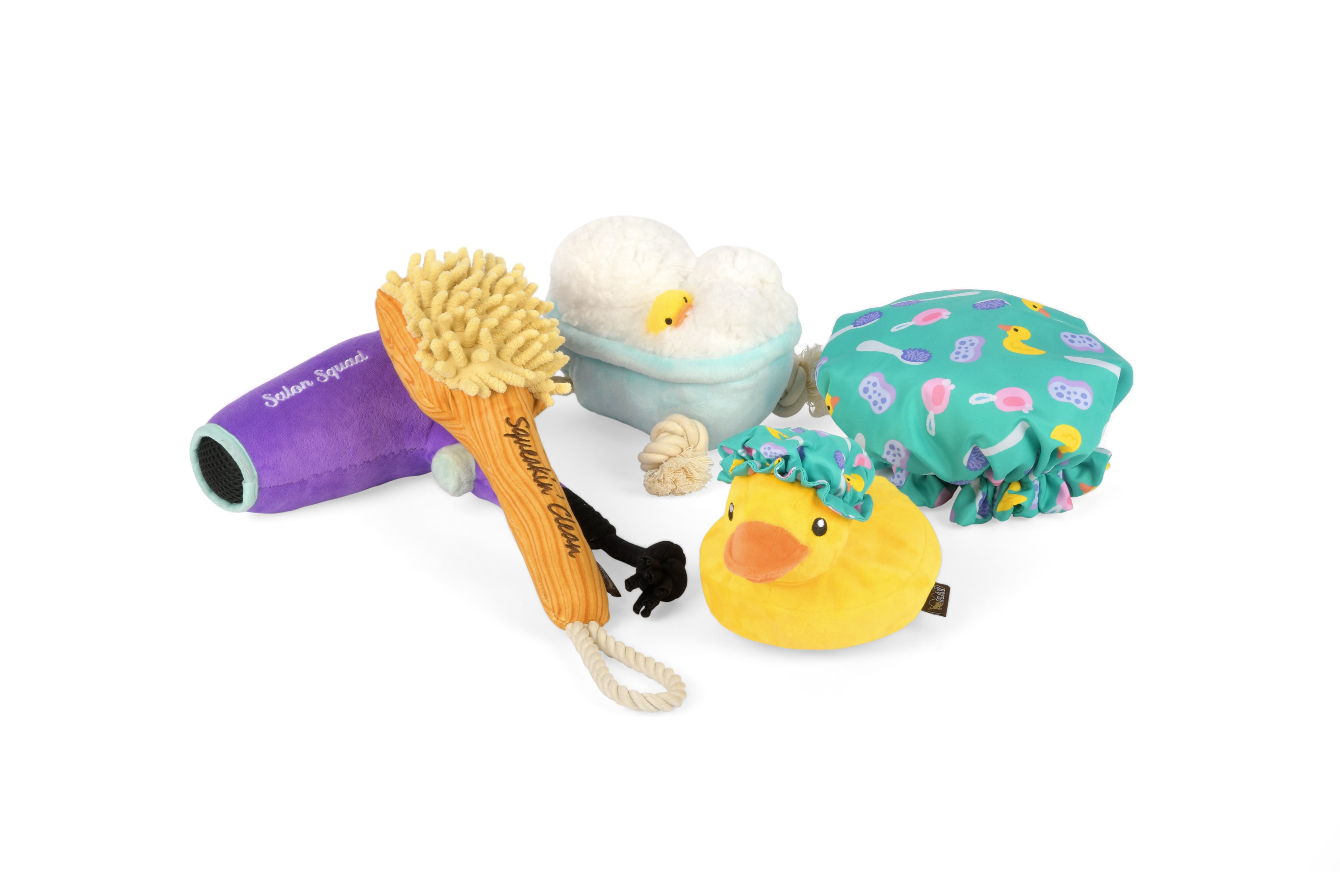 El Rub a Dub Tub Dog Plush Toy Splish Splash™ - Soft Chew Toy for Small & Large Dogs | Pet P.L.A.Y. | Perfect for Bath Time Play & Cuddling