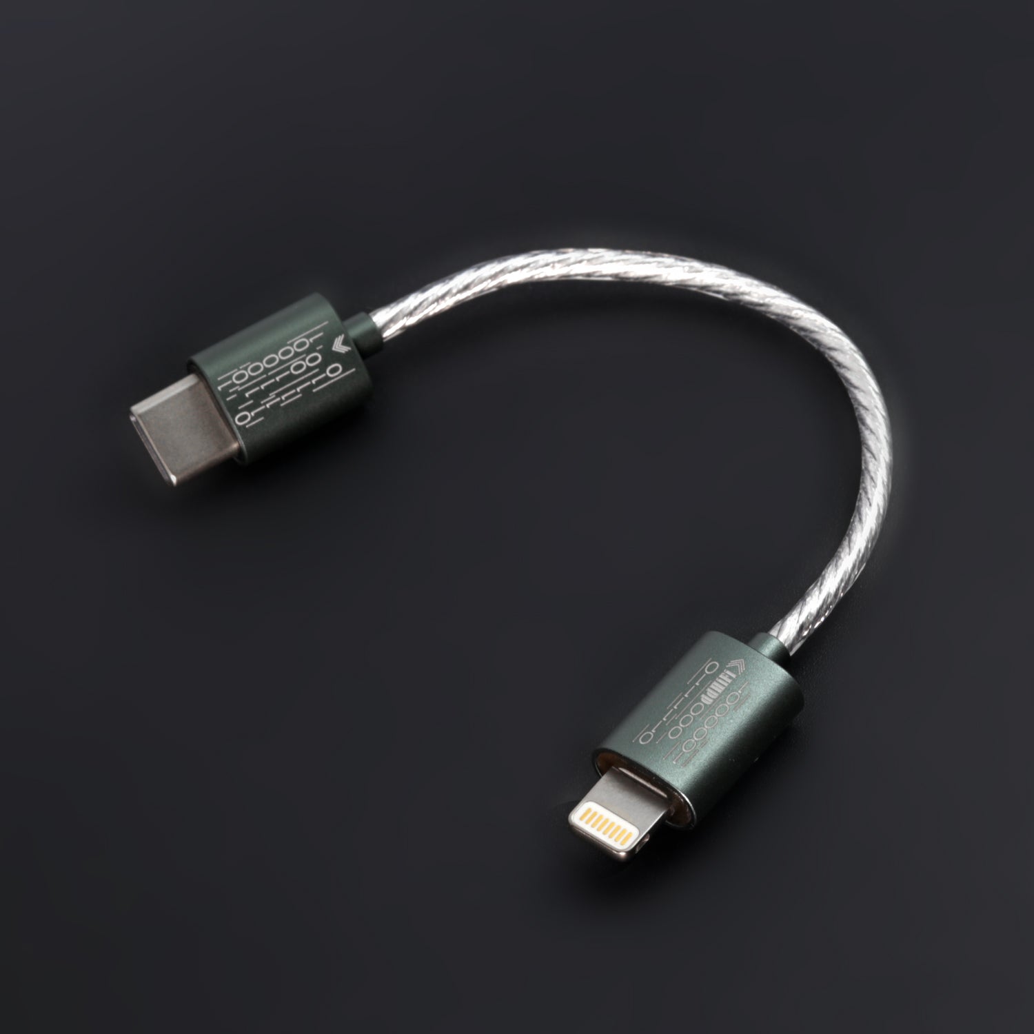 ddHiFi MFi06 Lightning to USB-C DAC Cable - High-Resolution Audio Adapter for iPhone to Digital Devices | Perfect for Music Production, Gaming & Hi-Fi Listening