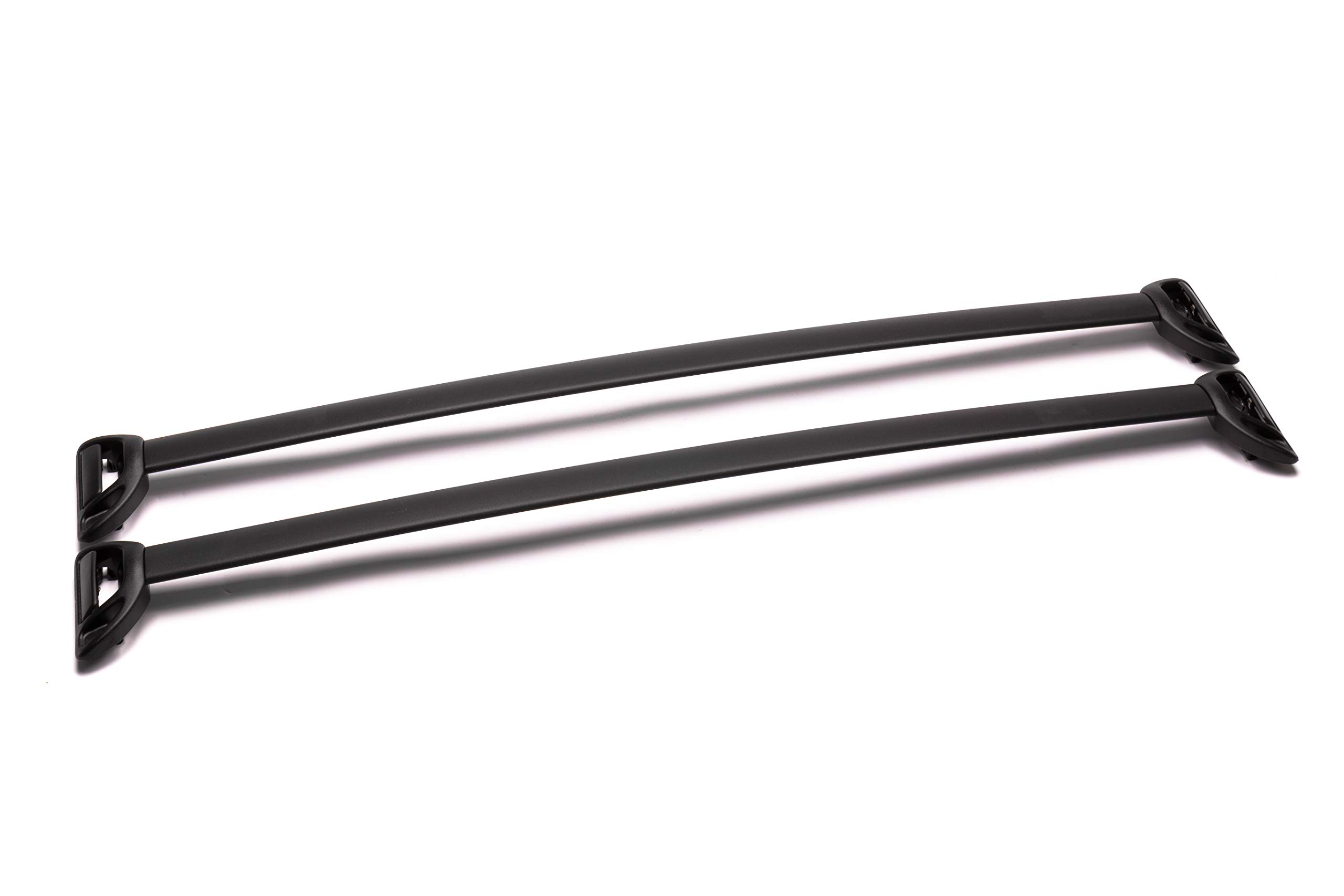 GM Accessories 19154851 Black Removable Roof Rack Cross Bars - 2 Pack | Universal Fit for SUVs, Trucks & Crossovers | Perfect for Road Trips, Camping & Outdoor Adventures