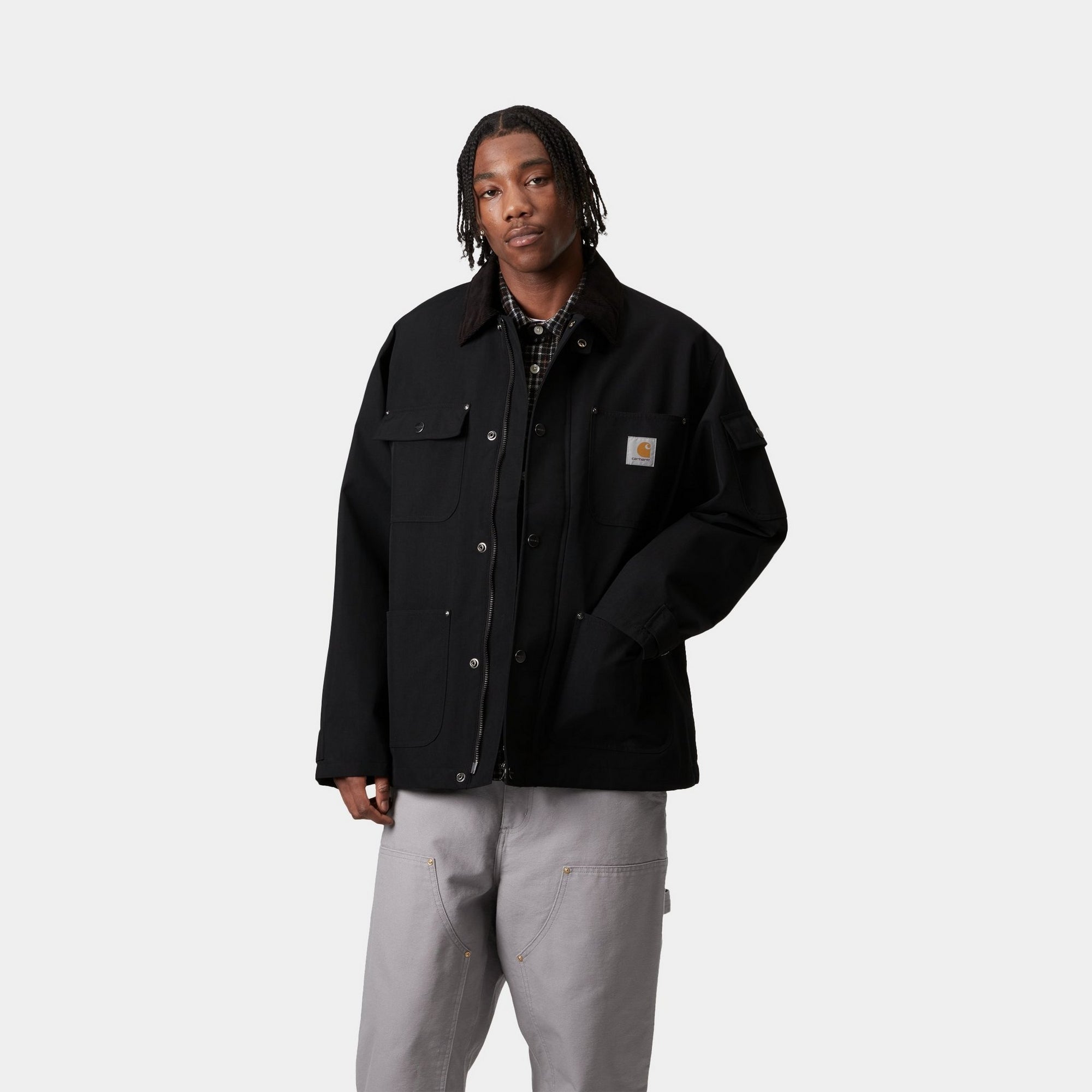 Premium Clapton Jacket for Men & Women - Stylish Black Outerwear for Fall & Winter | Water-Resistant, Lightweight, Warm Coat for Outdoor Activities, Travel & Daily Wear