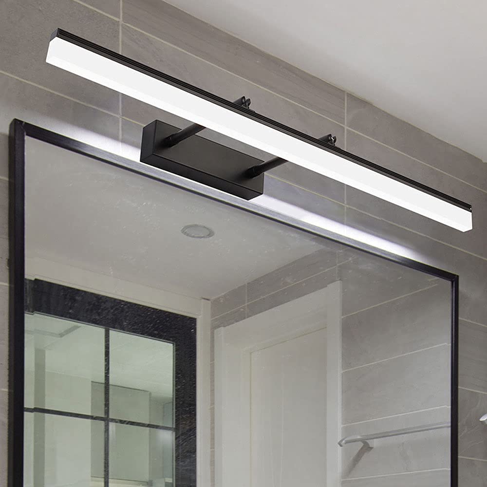 Modern LED Vanity Mirror Light - Adjustable Bathroom Wall Sconce Lighting Fixture for Makeup Mirror Cabinet, Dimmable Front Lamp with Warm White Light - Perfect for Home Decor, Spa-like Bathroom & Dressing Room Lighting