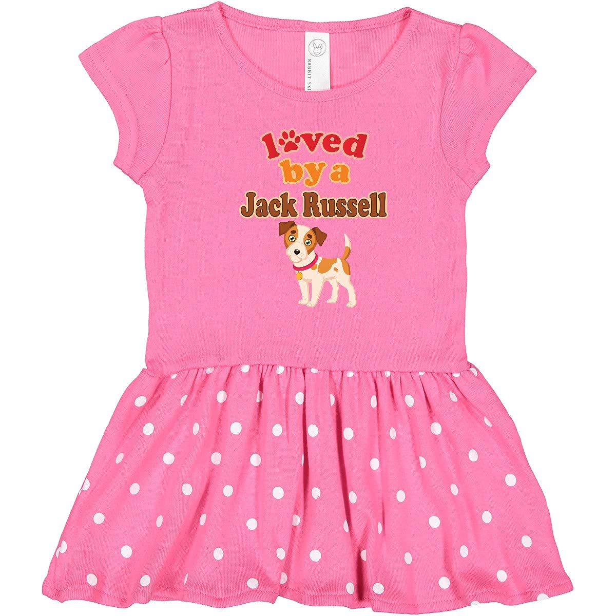 Inktastic Jack Russell Terrier Dog Dress for Toddlers - Perfect for Playdates & Parties
