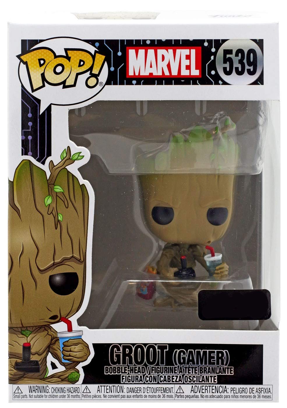 Funko Pop! Marvel Gamer Groot Sitting Exclusive Vinyl Figure - Guardians of The Galaxy Collectible for Gamers & Marvel Fans - Perfect for Display, Gaming Room Decor, and Gift Giving