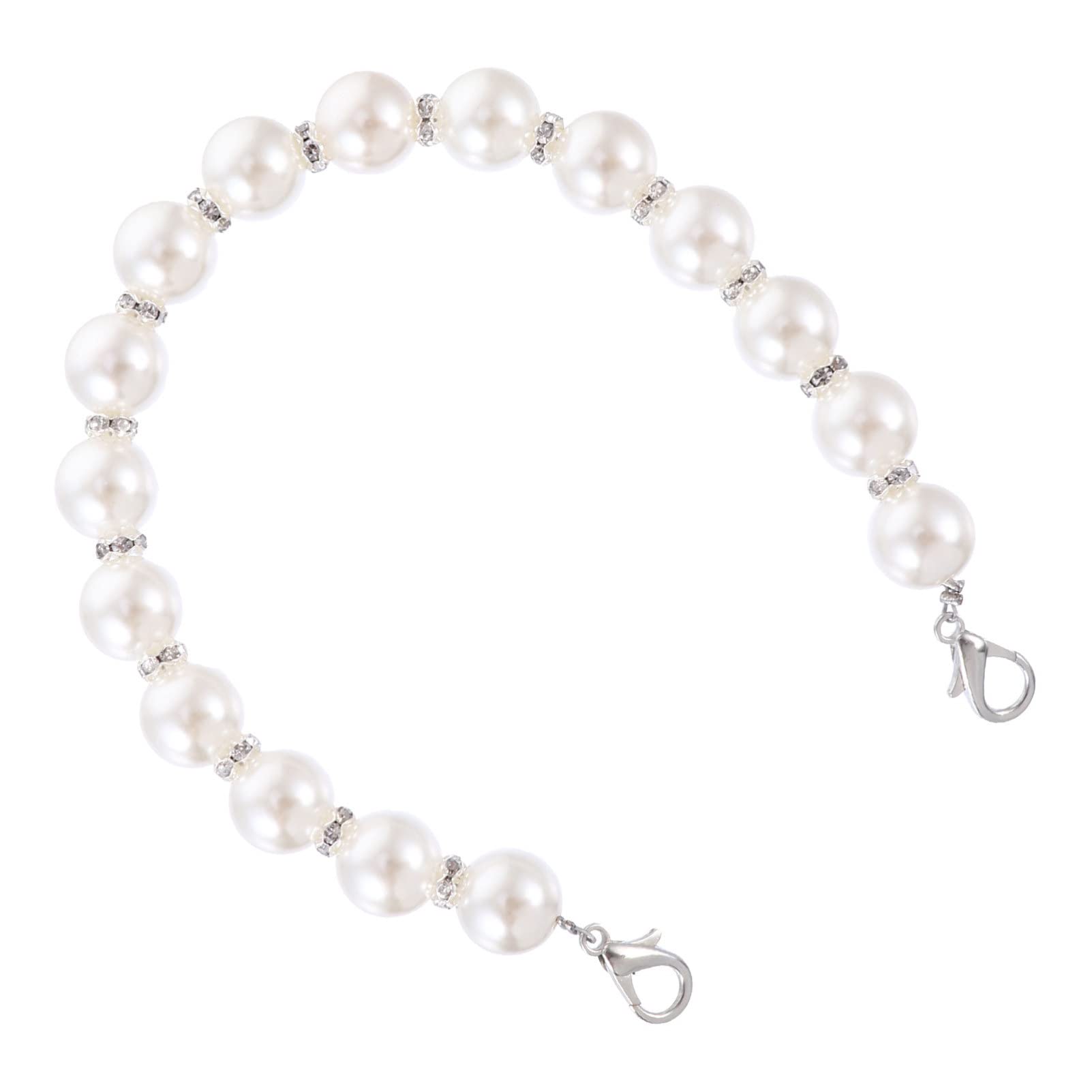 Pearl Purse Strap - Elegant Pearl Chain Bag Handle for DIY Handbag Accessories | Perfect for Evening Bags, Clutches & Crossbody Purse Styling