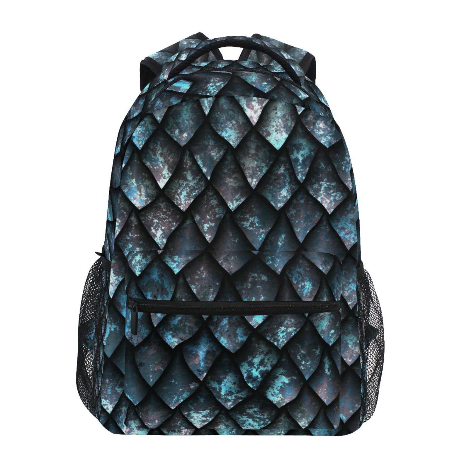 Kigai Dragon Scale Laptop Backpack - 20L Large Capacity Waterproof Travel Backpack for Men & Women, Durable School Bookbag & Business Commuter Bag - Perfect for College, Work & Outdoor Adventures