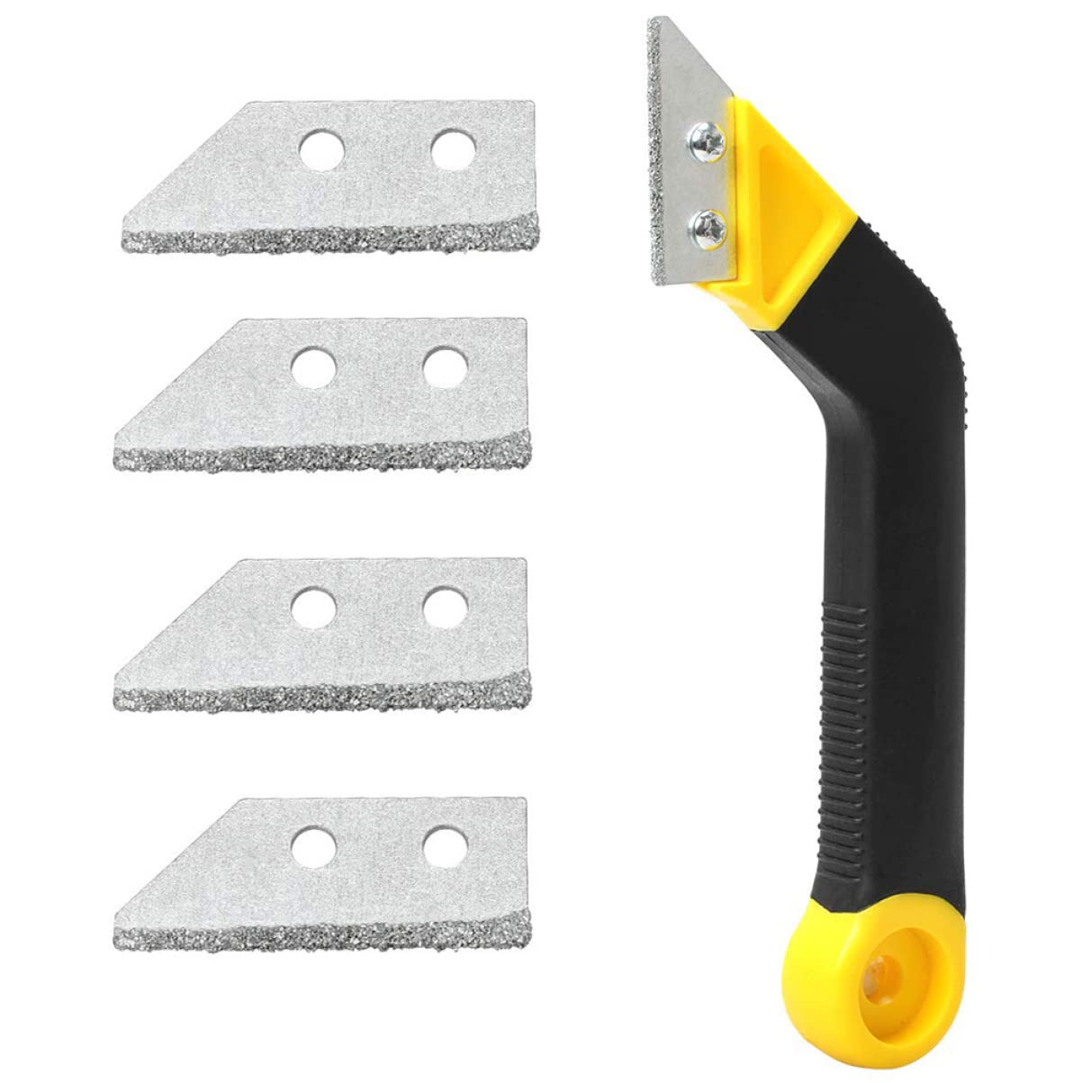 DOITOOL Grout Removal Tool Set - Professional Grout Scraper & Cleaner for Oil Painting, Tile, and Grout Lines - Perfect for DIY Home Renovation & Art Restoration Projects