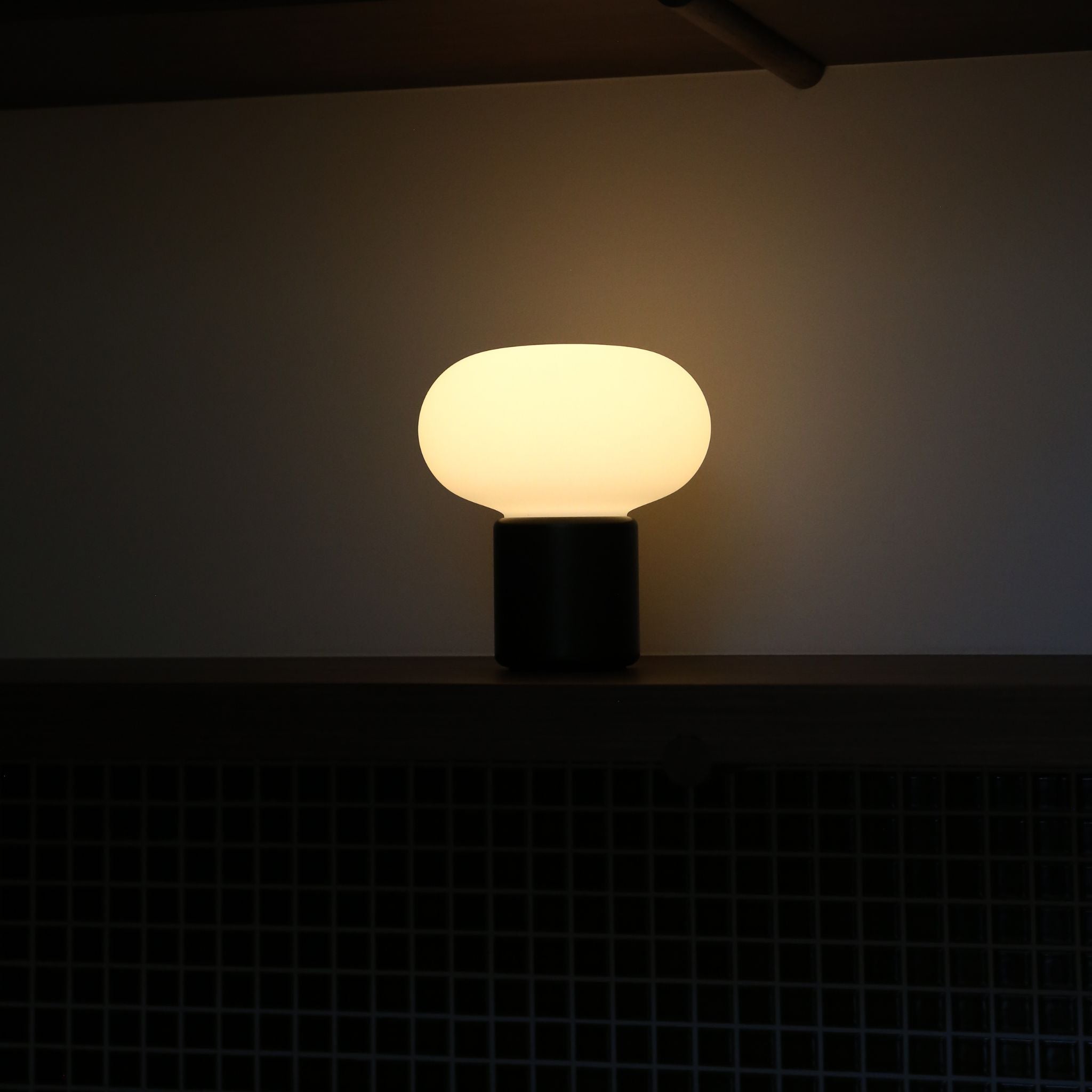 Karl Johan Portable Lamp - Modern Table Lamp with USB Charging, Adjustable Brightness, Forest Green - Perfect for Bedroom, Living Room, Office & Outdoor Camping