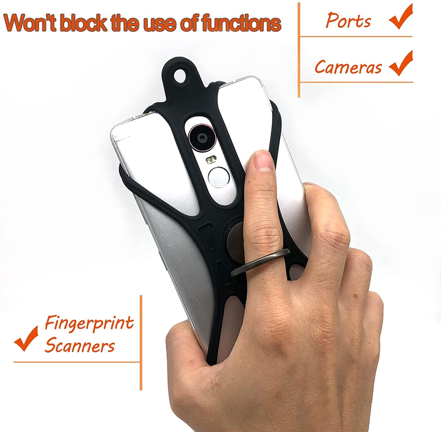 Durable Universal Phone Lanyard Holder - Shockproof Fishing Phone Tether for iPhone, Samsung & Most Smartphones - Perfect for Outdoor Activities, Hiking, Boating & Work Safety