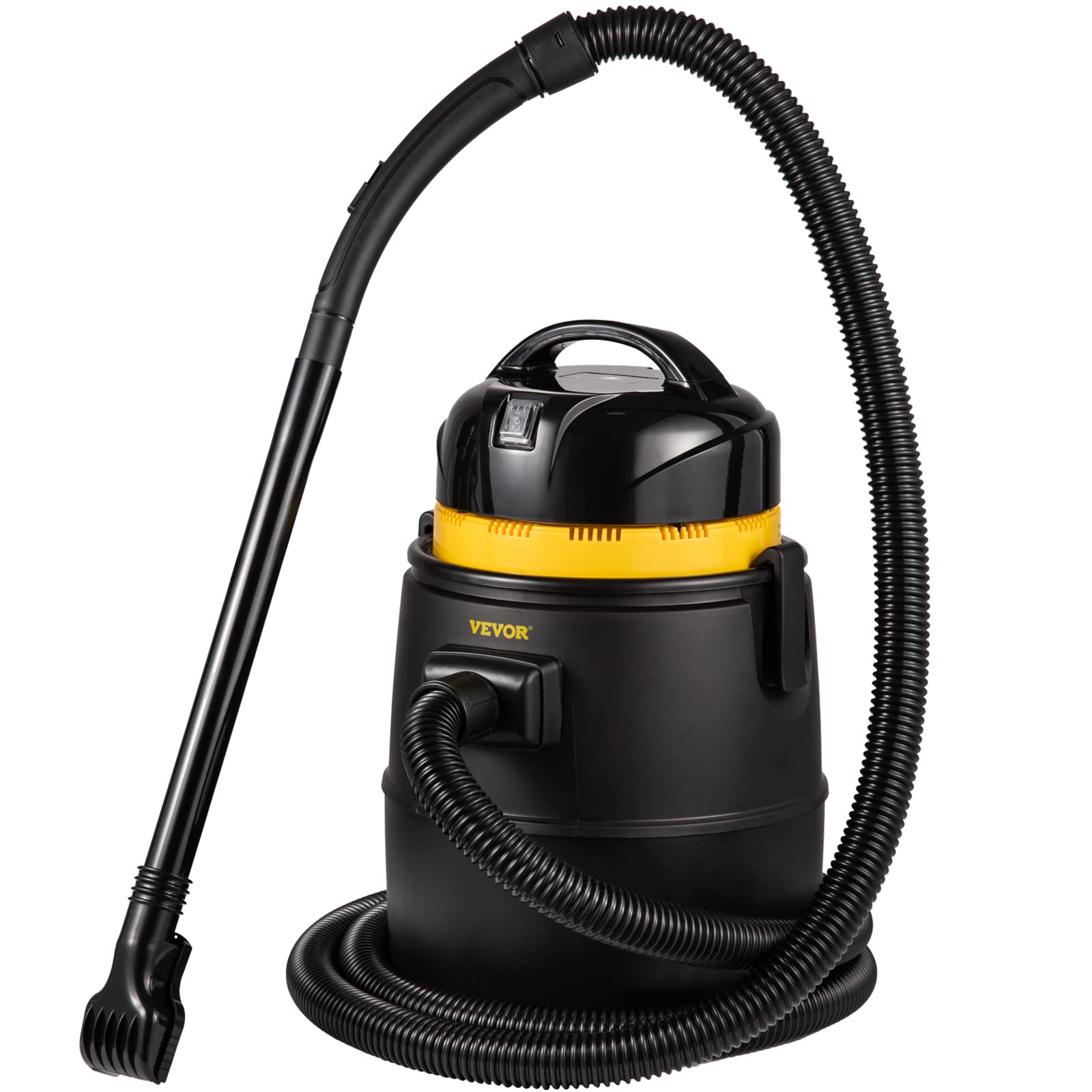 VEVOR 1400W Powerful Pond Vacuum Cleaner with 15ft Electric Wire, 4 Brush Heads & 4 Extension Tubes - Above Ground Pool Cleaner for Leaves, Algae & Debris - Perfect for Koi Ponds, Water Gardens & Outdoor Fountain Maintenance