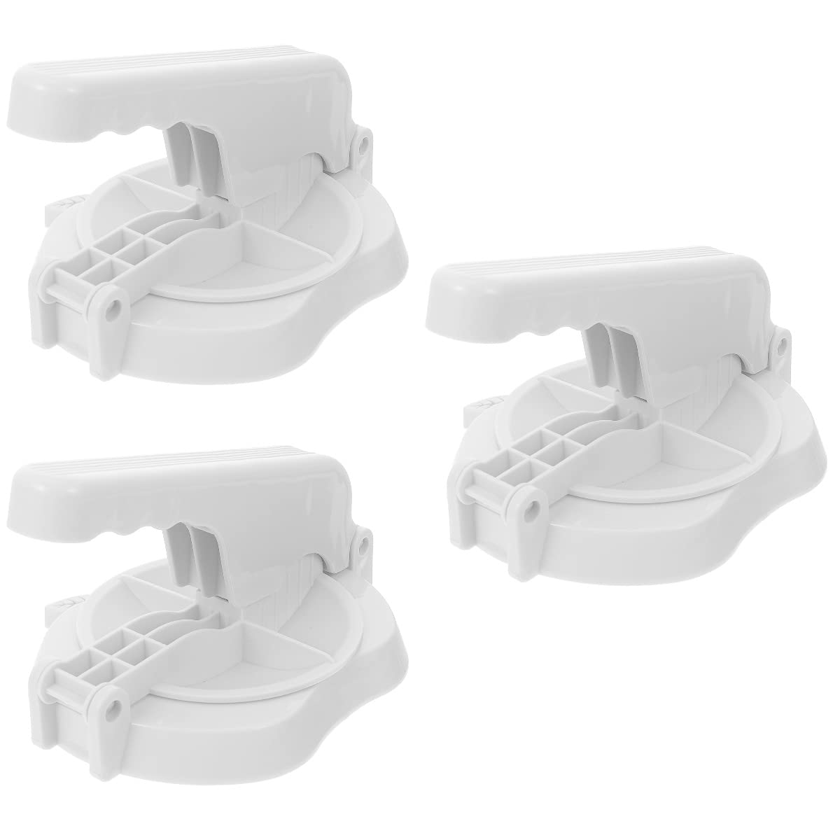 Hemoton 3-Piece Dumpling Maker Set - Round Dough Press & Pastry Cutter for Homemade Dumplings, Wontons, Empanadas - Perfect Kitchen Tool for Asian Cooking & Baking