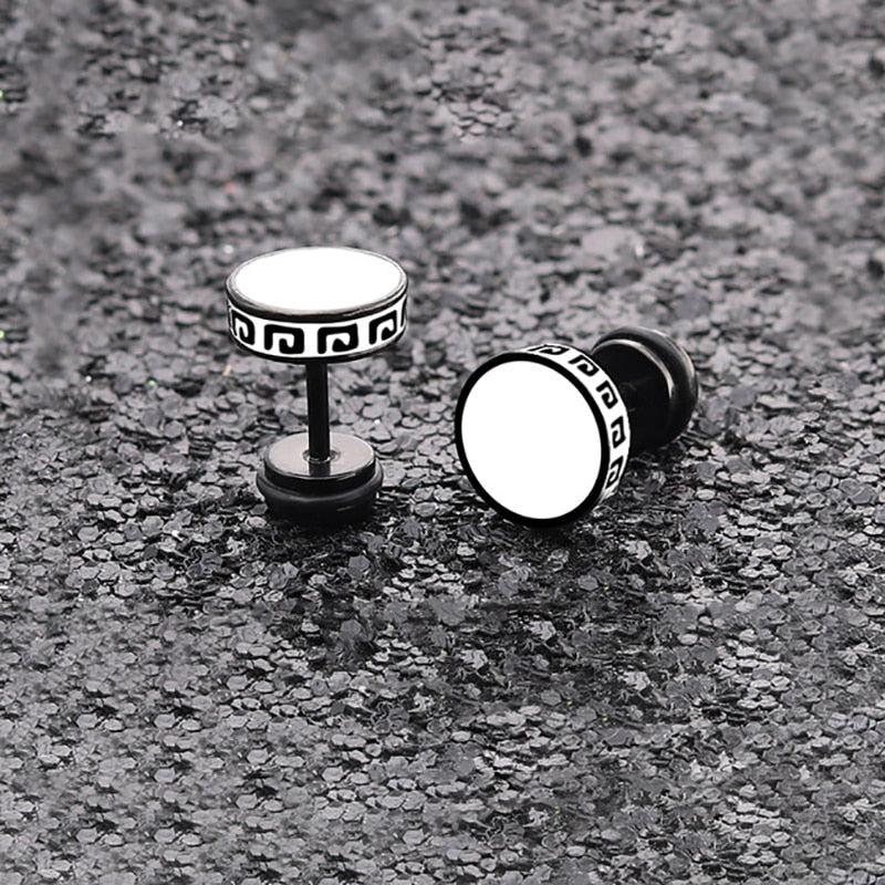 Vintage Round Stud Earrings for Women - Classic & Stylish Jewelry for Everyday Wear, Parties & Gifts