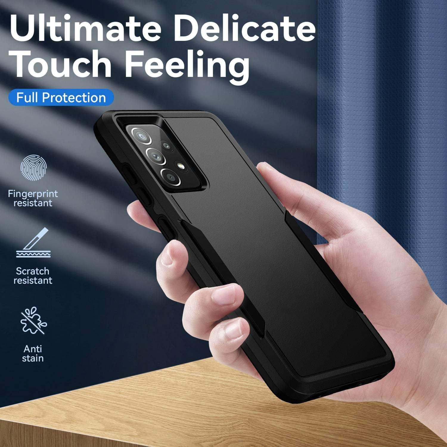 Shockproof Galaxy A33 Case with Precise Cutouts - Durable Protective Cover for Samsung Galaxy A33 - Perfect for Outdoor Activities, Travel & Daily Use