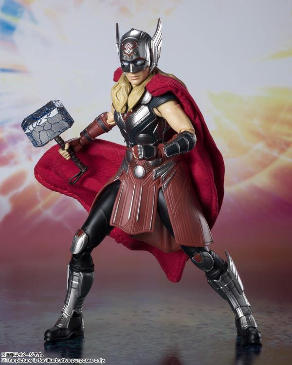 S.H.Figuarts Mighty Thor Action Figure - Premium Collectible Marvel Movie Toy for Display & Role Play | Perfect for Fans, Collectors & Gift Giving