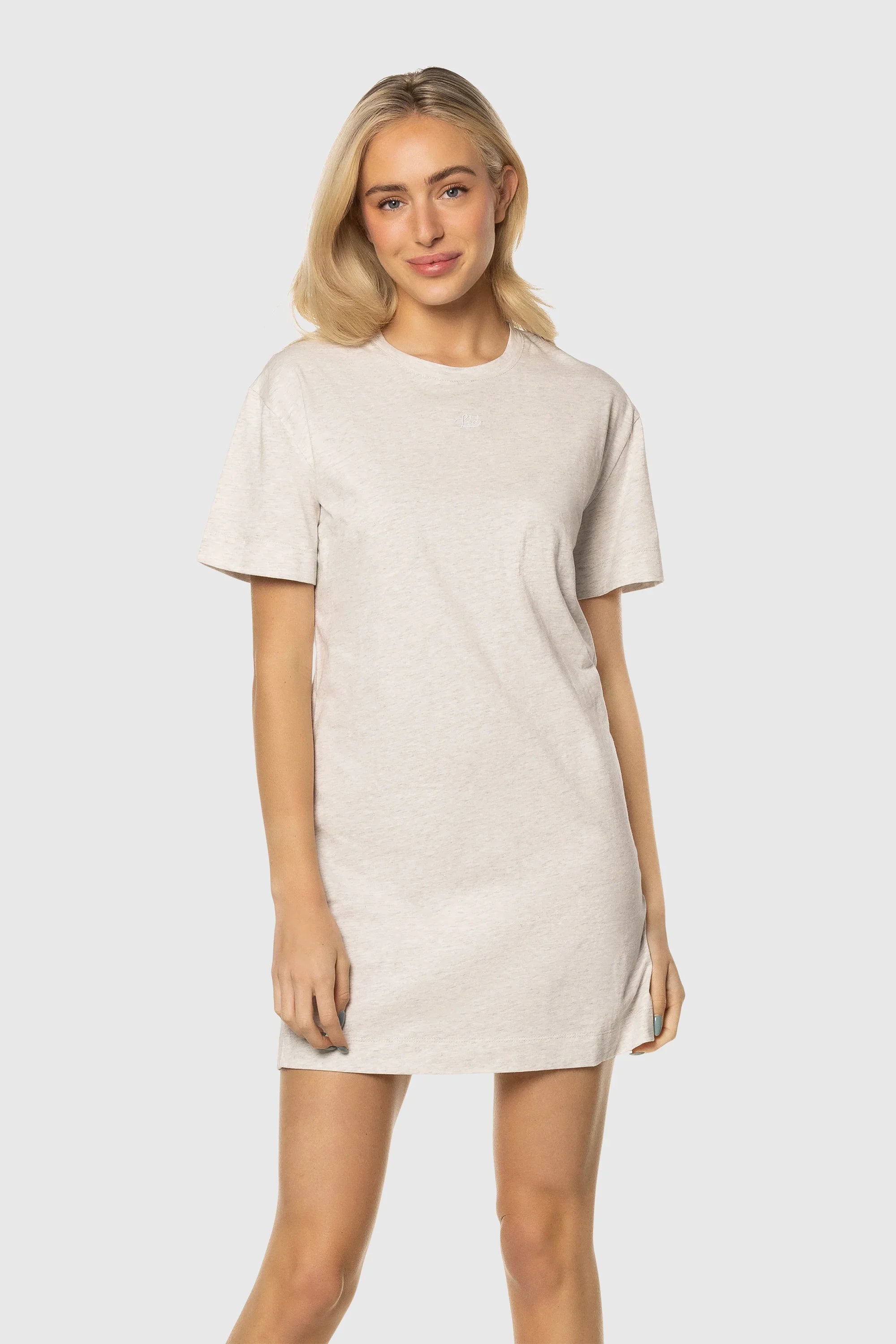 Women's Casual Short Sleeve Tee Dress - Soft Cotton Blend T-Shirt Dress for Summer, Lounge, Travel & Everyday Wear