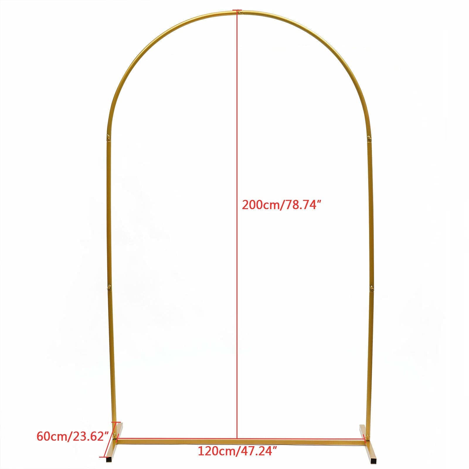 Large Gold Metal Mesh Arch Grid Backdrop Stand for Weddings, Parties & Events - Balloon Flower Frame Photography Background & Bridal Archway - Perfect for Ceremonies, Receptions & Photo Shoots