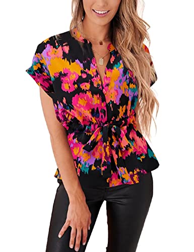 Black Floral I
