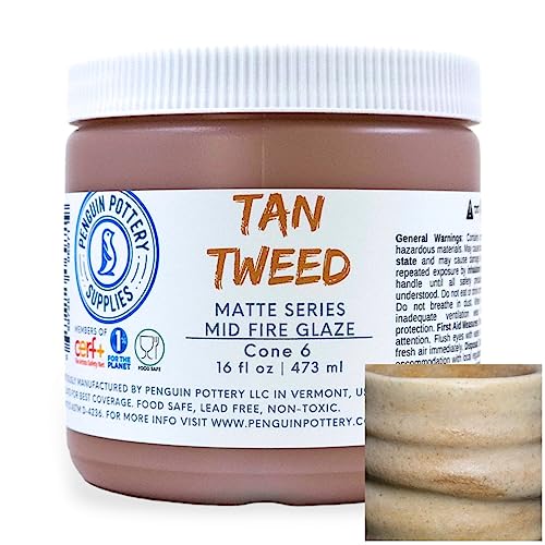 Tan Tweed Matte