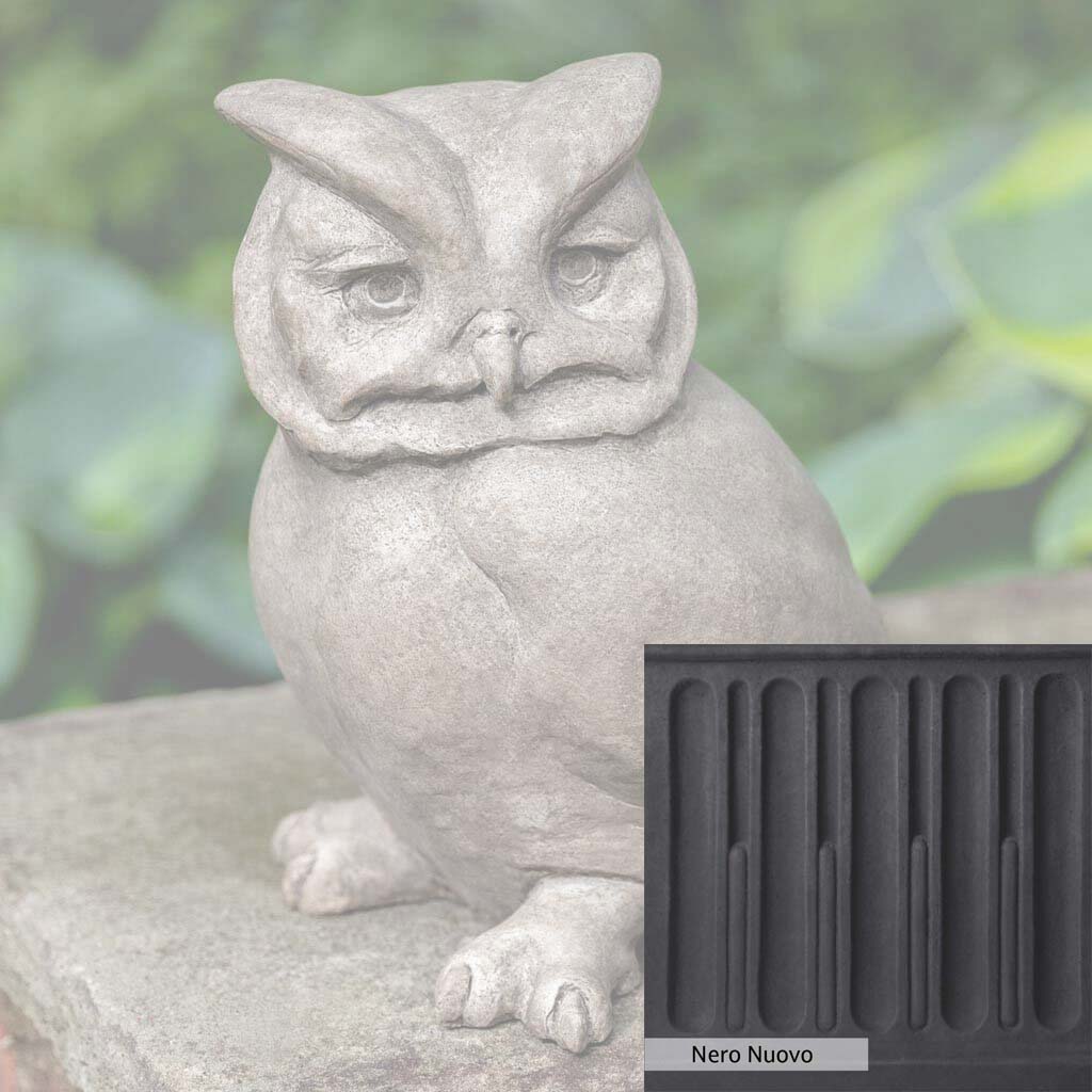 Campania International Hoot Owl Garden Statue - Outdoor Decor for Patio, Lawn & Garden Decorations