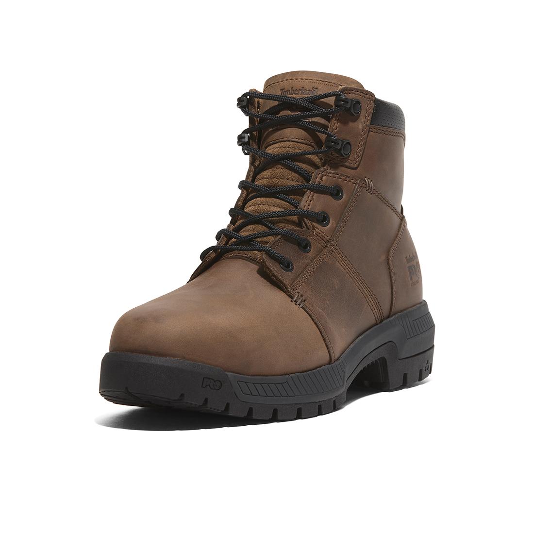 Montauk 6 Inch Steel Toe Work Boots for Men - Waterproof Safety Shoes with Slip Resistant Sole - Ideal for Construction, Warehouse & Outdoor Work